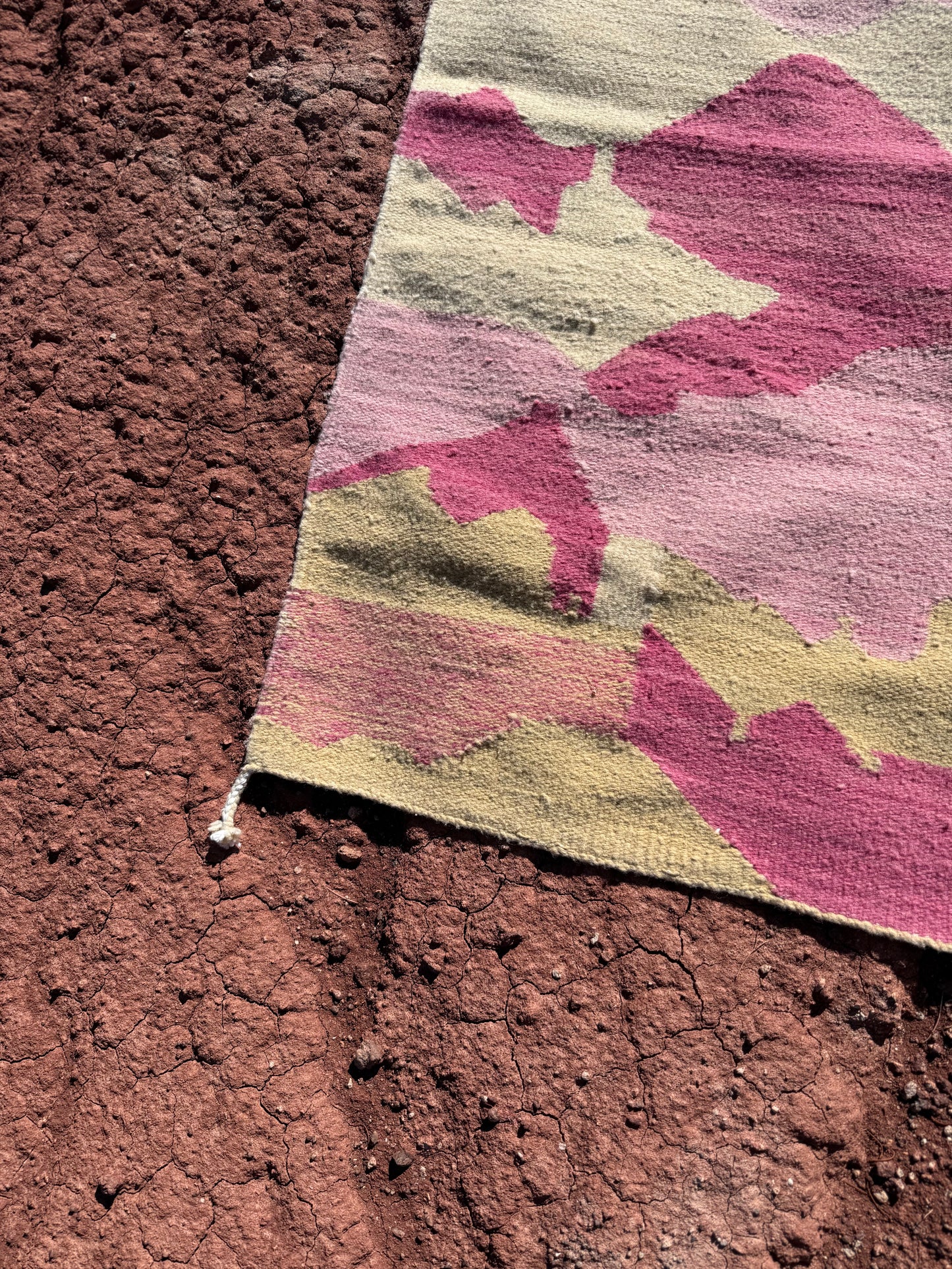 Handwoven Abstract Rug by Lily Yeung