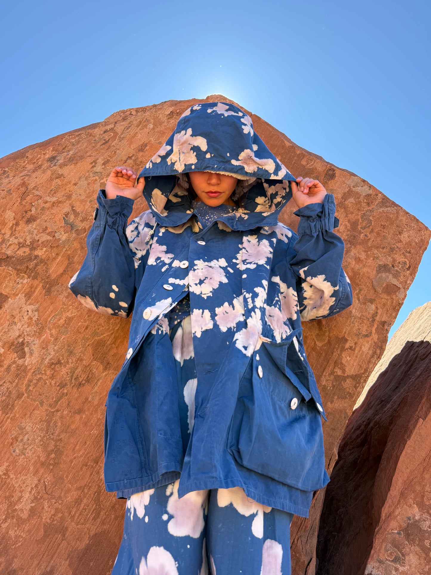 Upcycled Vintage Daak’os Cloud Military Jacket