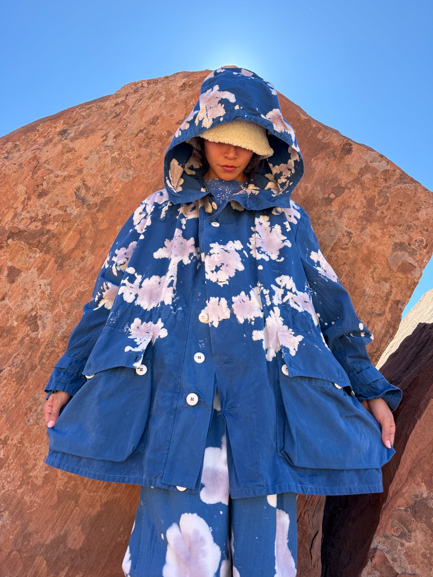 Upcycled Vintage Daak’os Cloud Military Jacket