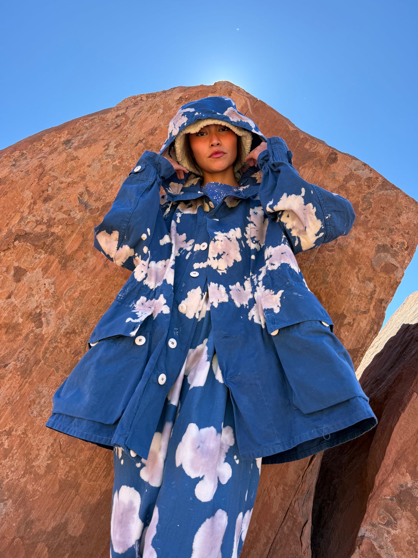 Upcycled Vintage Daak’os Cloud Military Jacket
