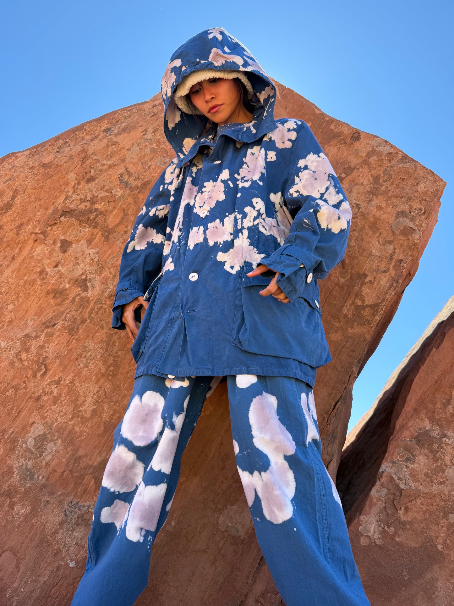 Upcycled Vintage Daak’os Cloud Military Jacket