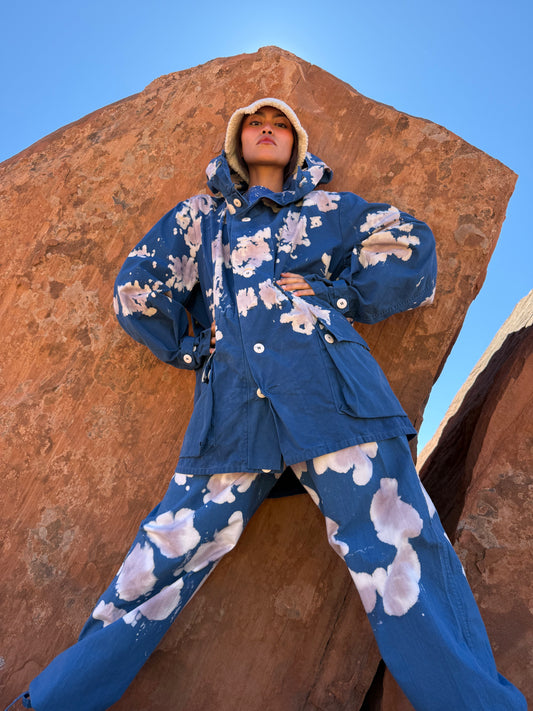 Upcycled Vintage Daak’os Cloud Military Jacket