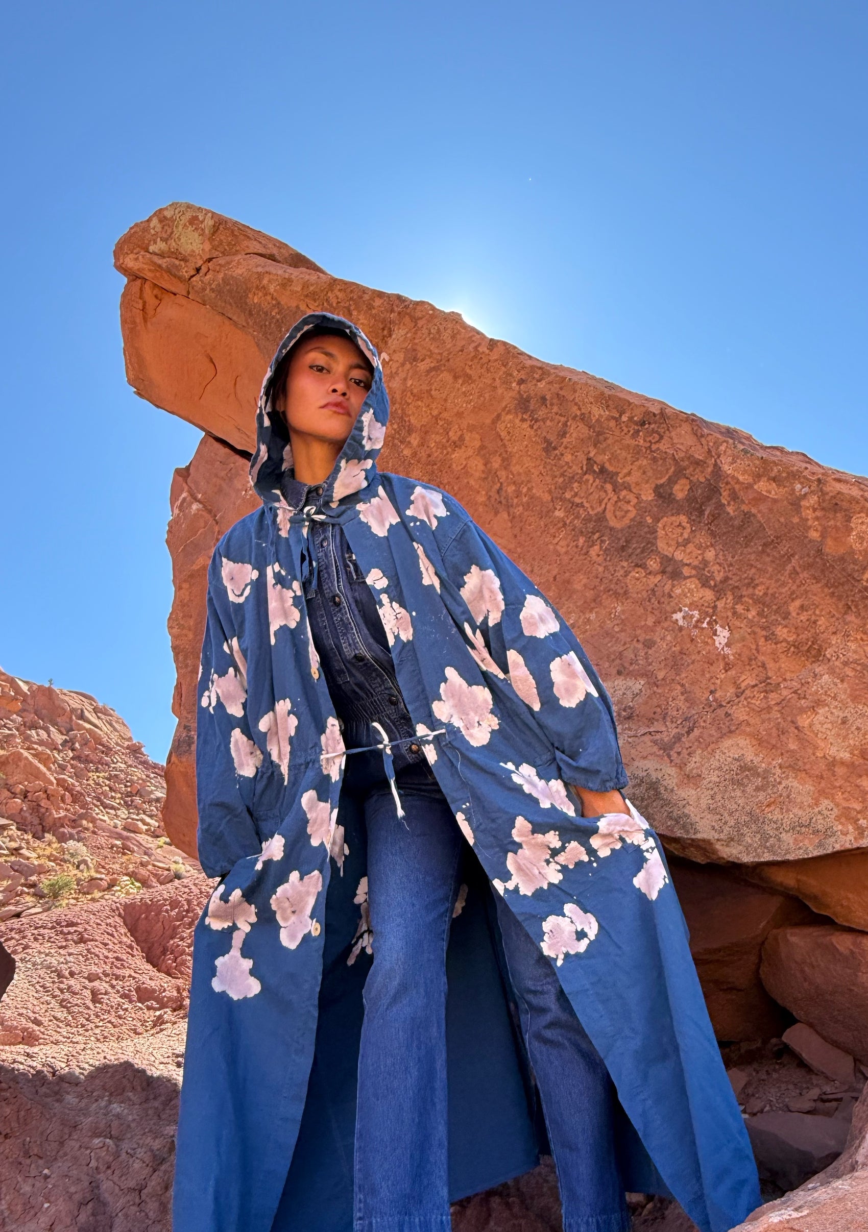 Upcycled Vintage Daak’os Cloud Military Hoodie