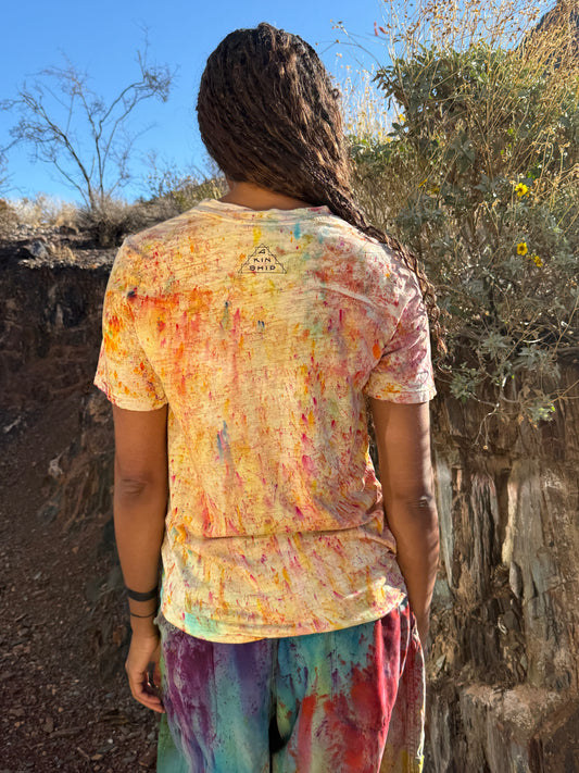 Limited Edition Hand Dyed WE BELONG HERE Tee - XS