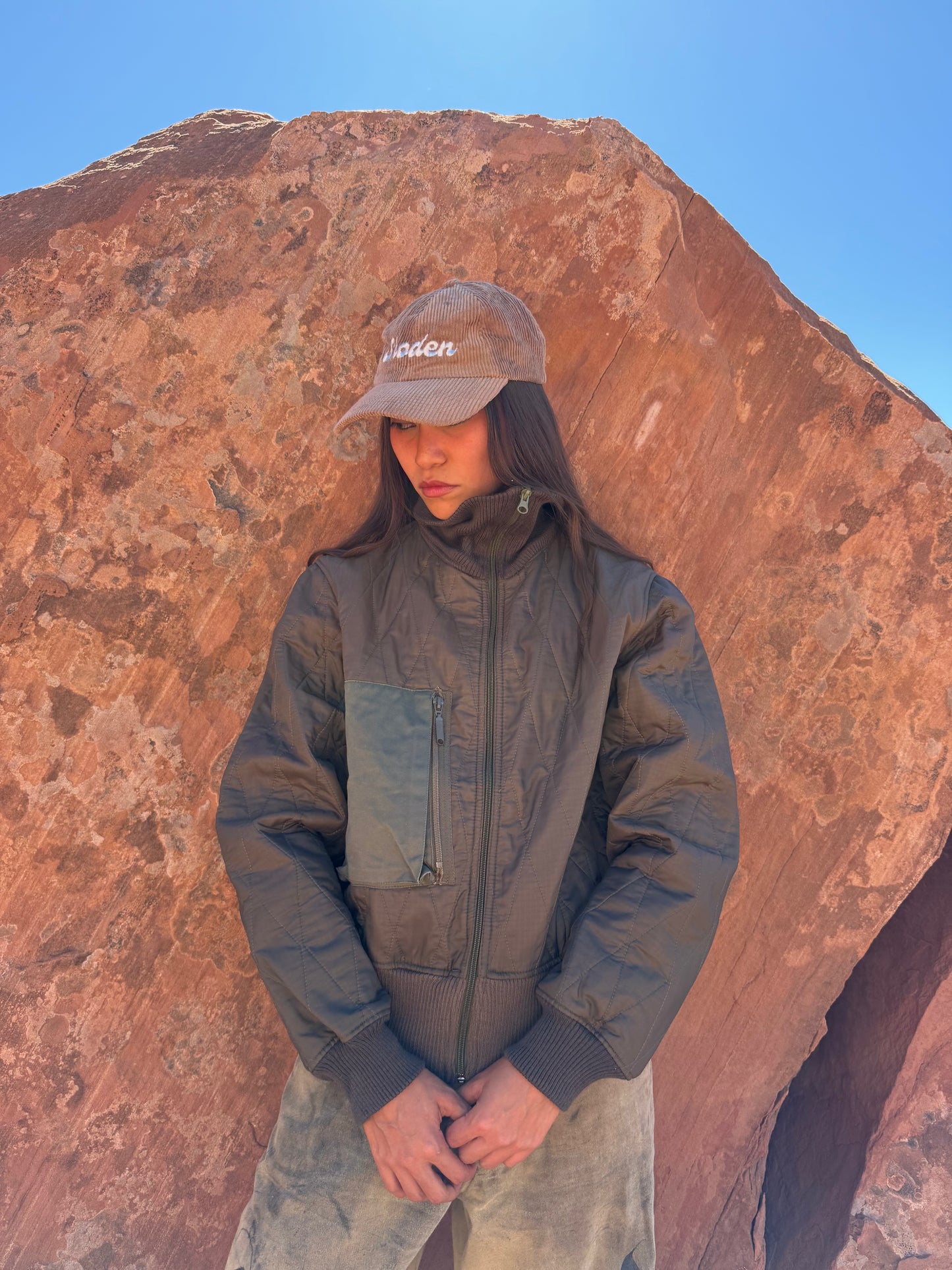 Vintage Military German Quilted Jacket 48