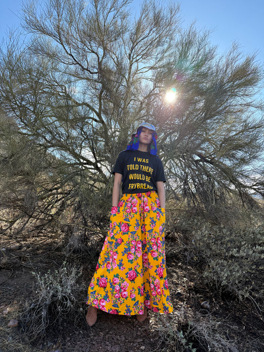 + Limited Edition Wide Leg Pant - Sáanii Rose Marigold