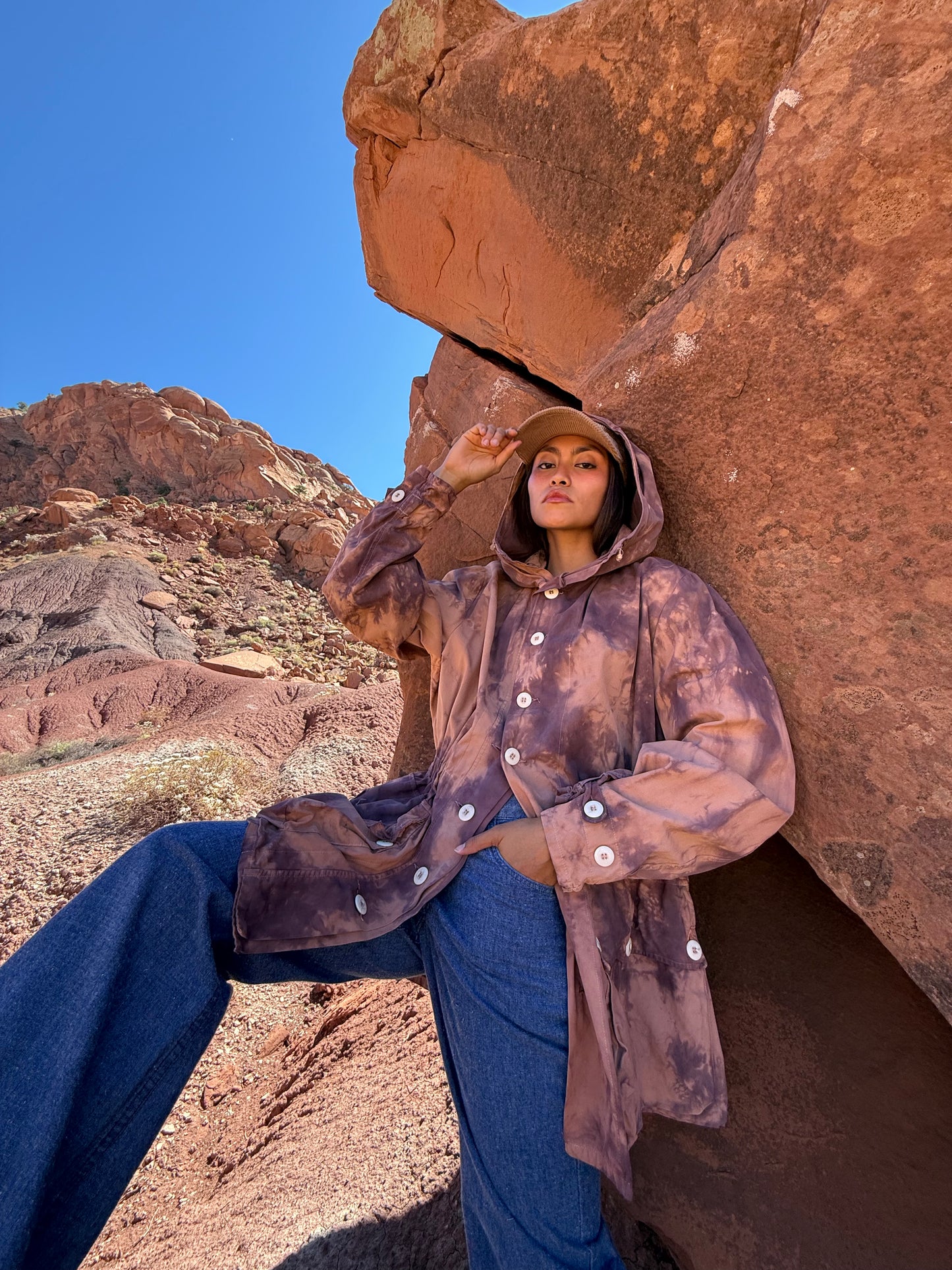 Upcycled Vintage High Desert Military Jacket
