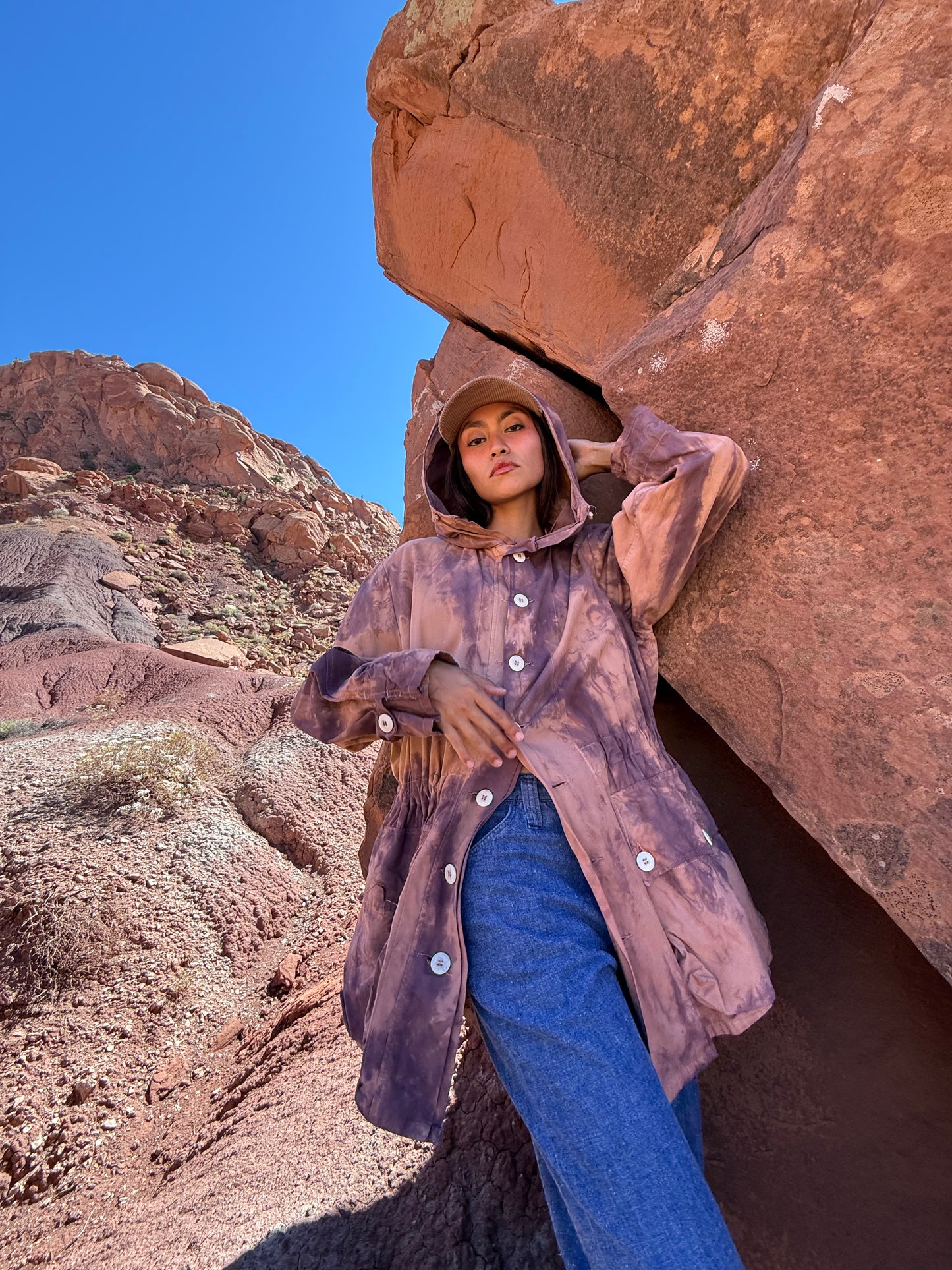 Upcycled Vintage High Desert Military Jacket