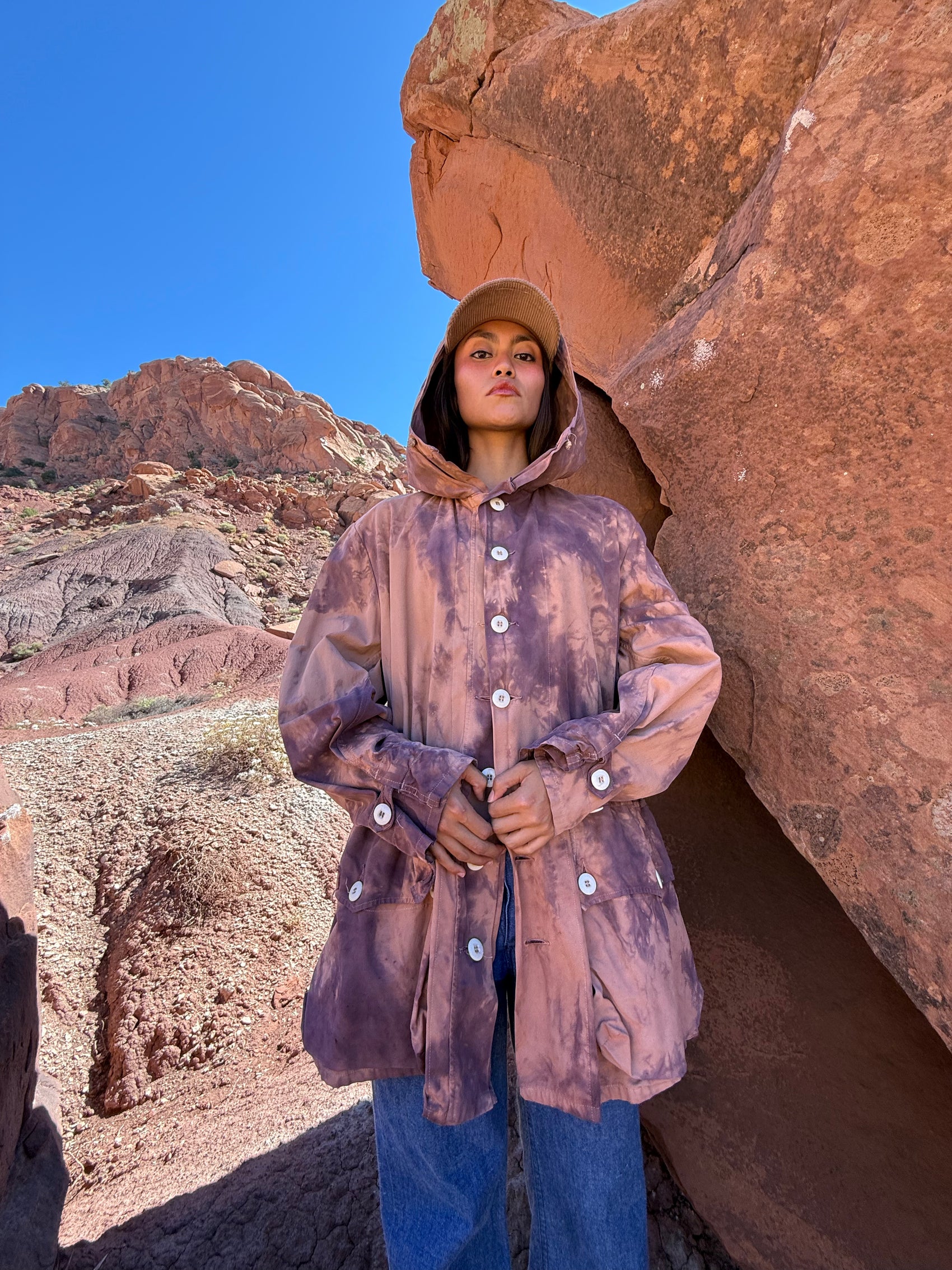 Upcycled Vintage High Desert Military Jacket