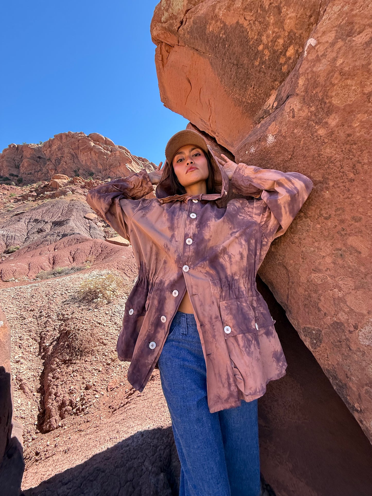 Upcycled Vintage High Desert Military Jacket