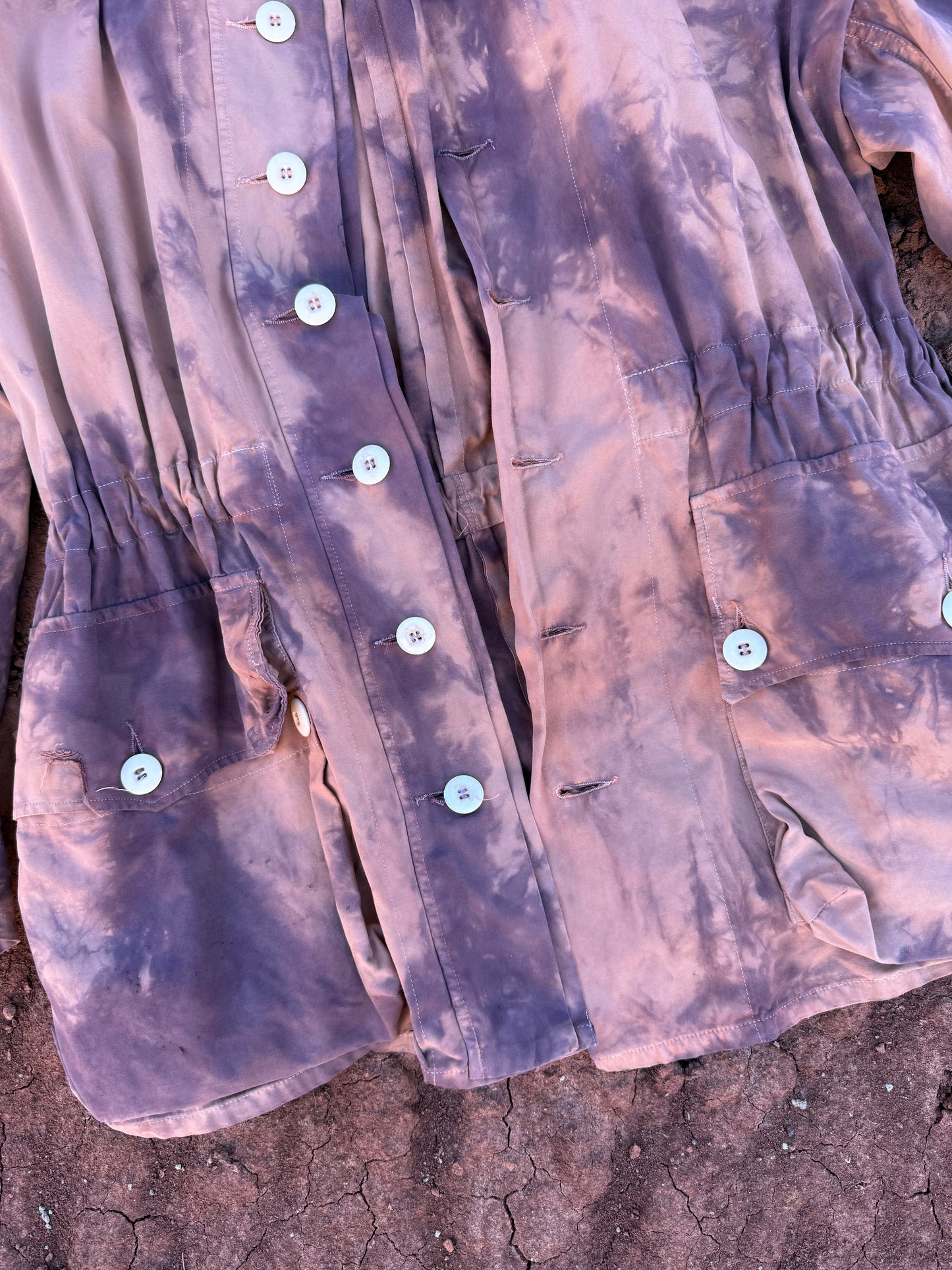 Upcycled Vintage High Desert Military Jacket