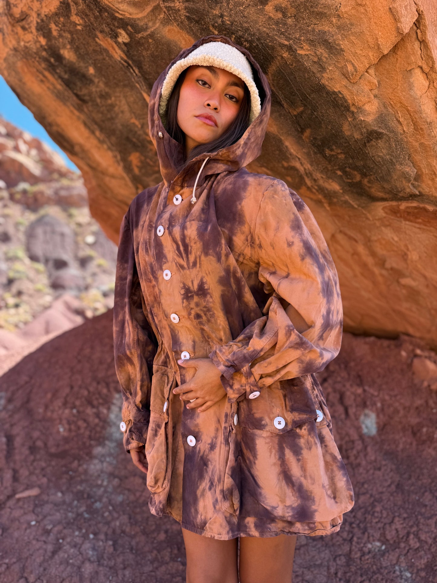 Upcycled Vintage High Desert Military Jacket