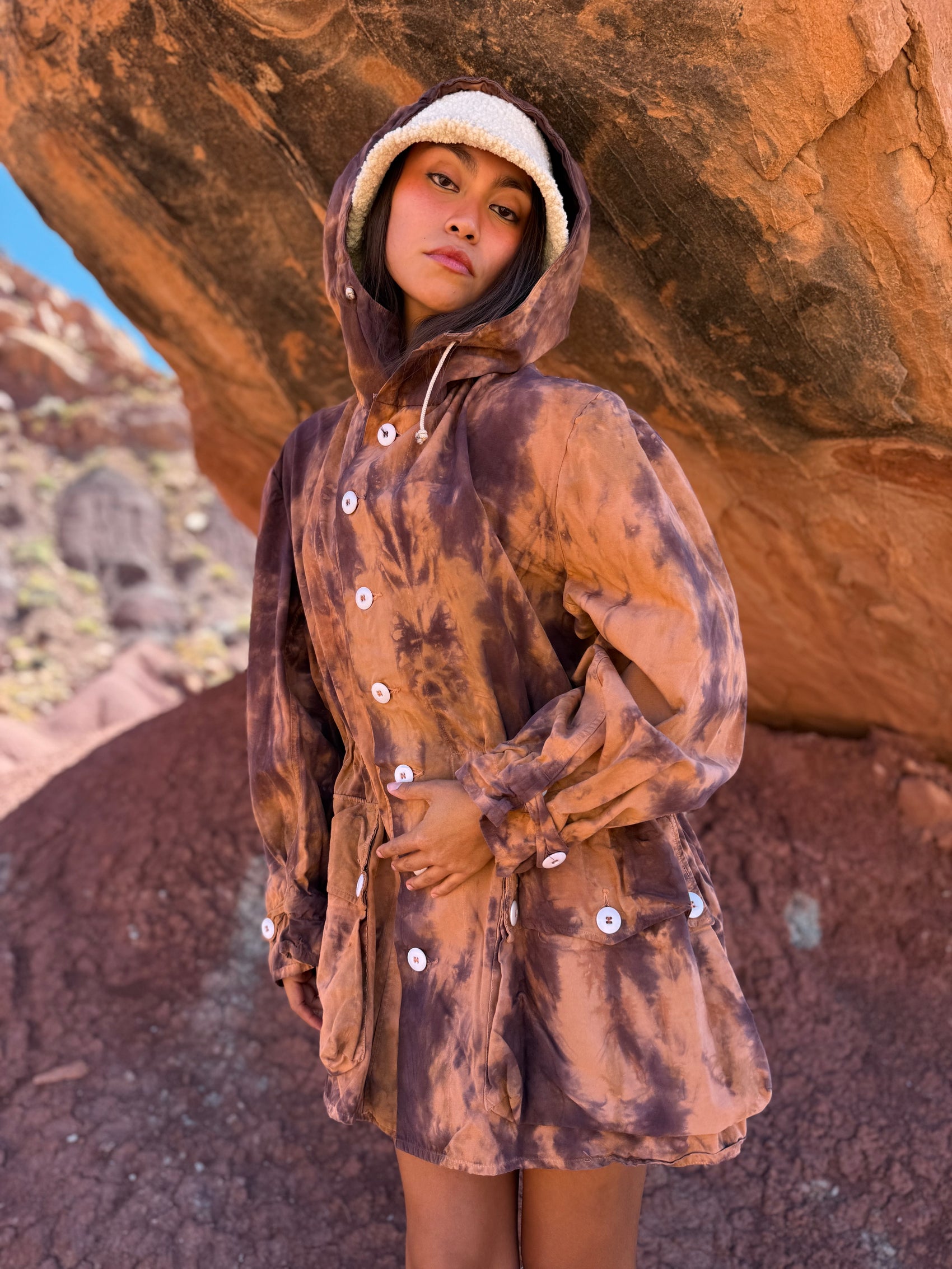 Upcycled Vintage High Desert Military Jacket