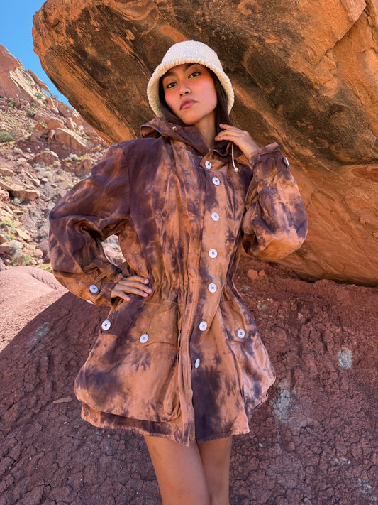 Upcycled Vintage High Desert Military Jacket