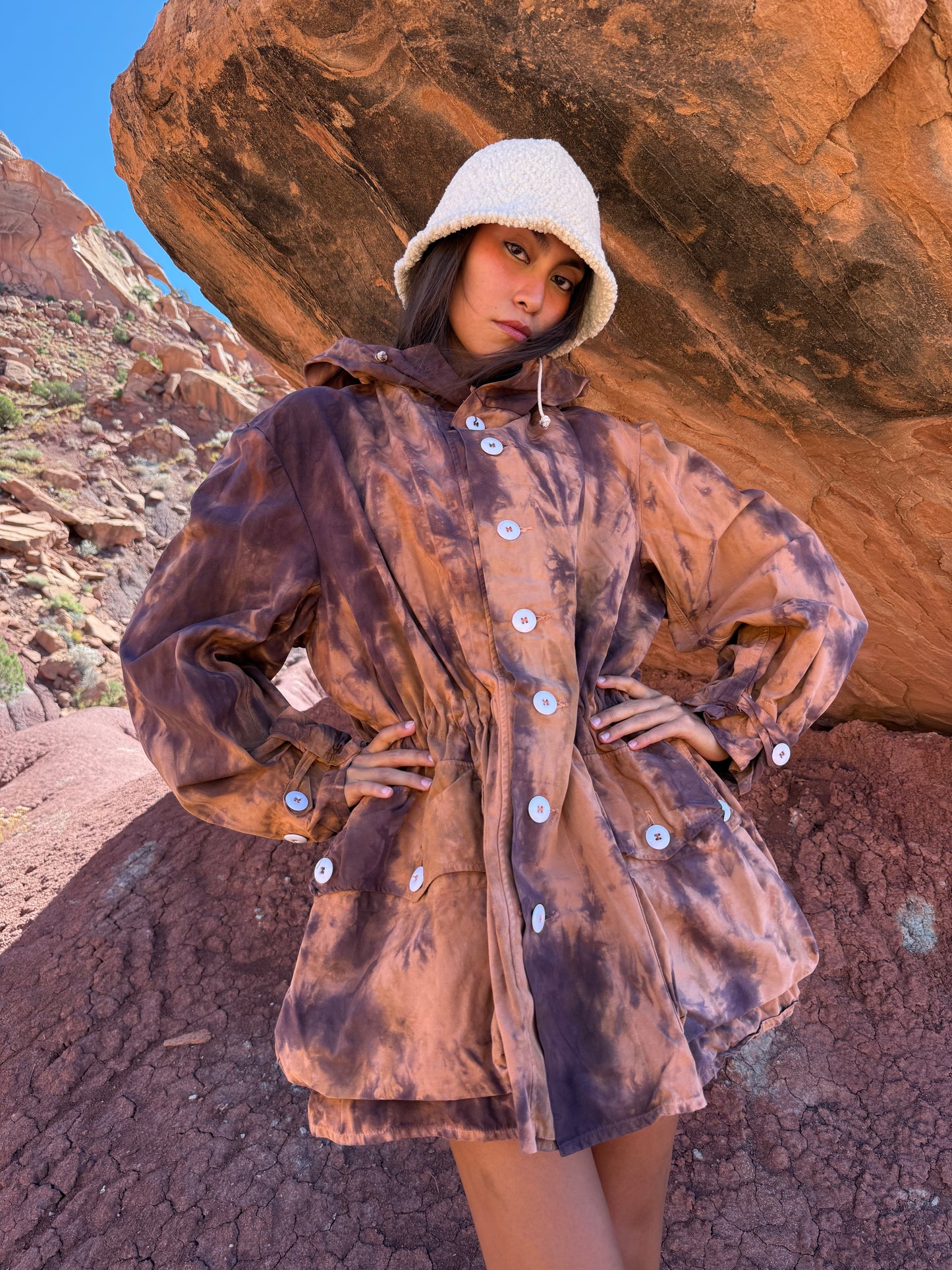 Upcycled Vintage High Desert Military Jacket