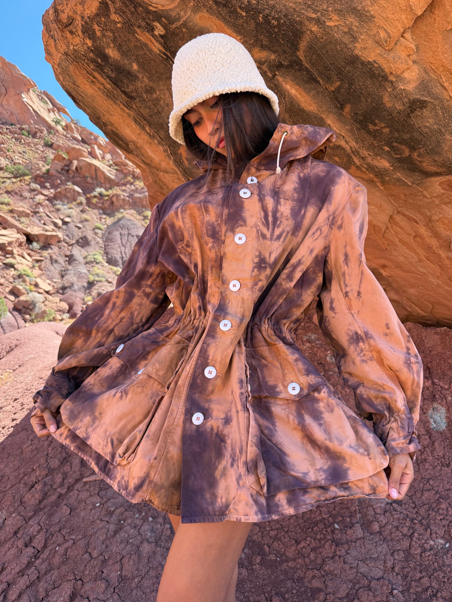 Upcycled Vintage High Desert Military Jacket