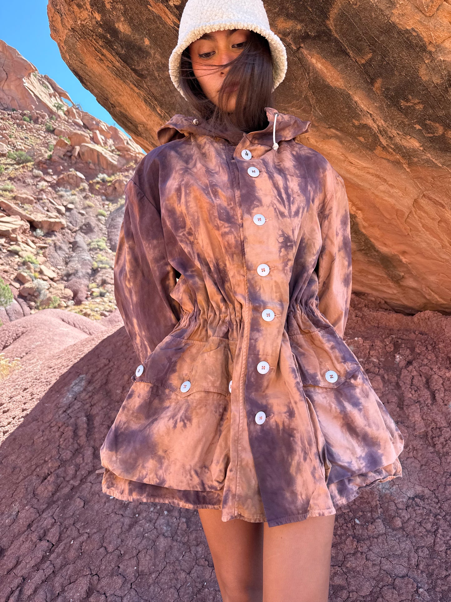 Upcycled Vintage High Desert Military Jacket