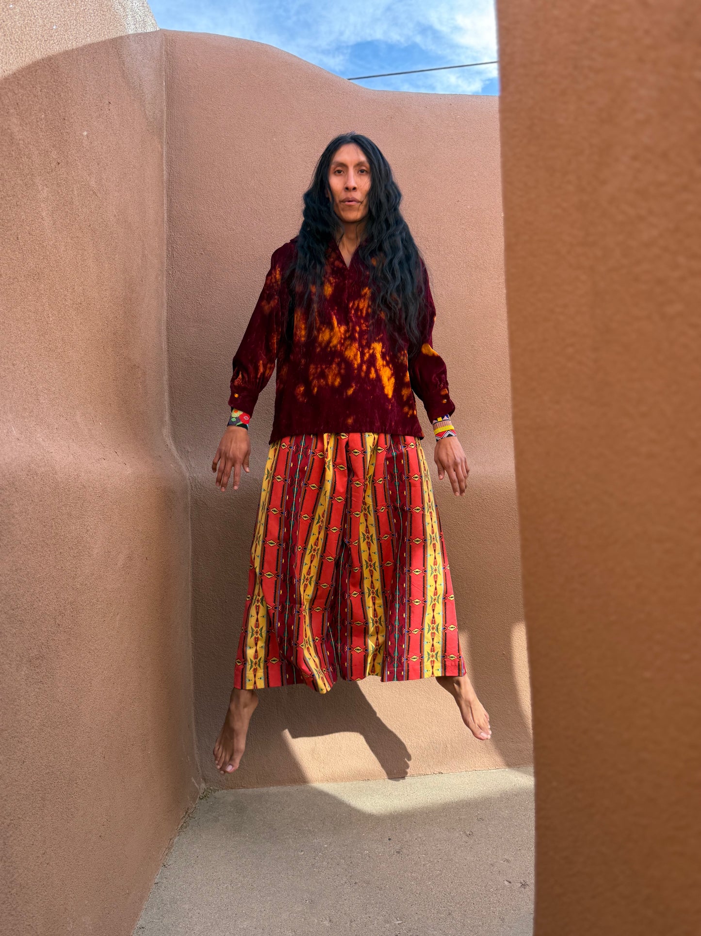 + Limited Edition Wide Leg Pant - Desert Stripe +