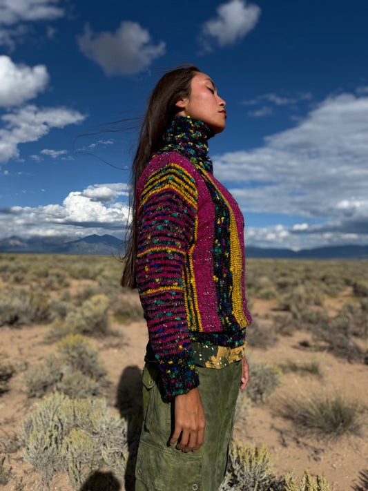Vintage 80s Technicolor Sweater