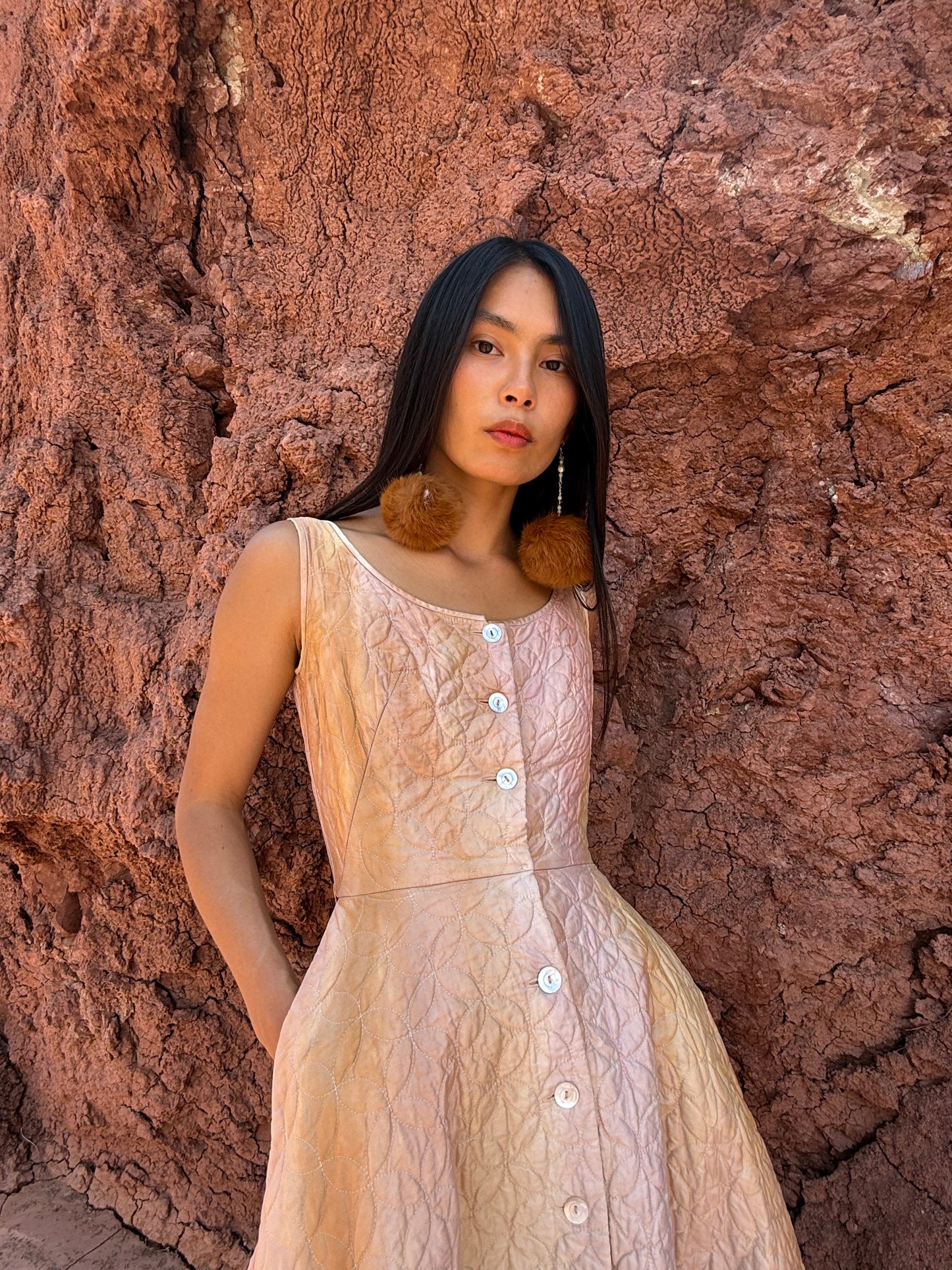 Upcycled Vintage 50's Quilted Dress