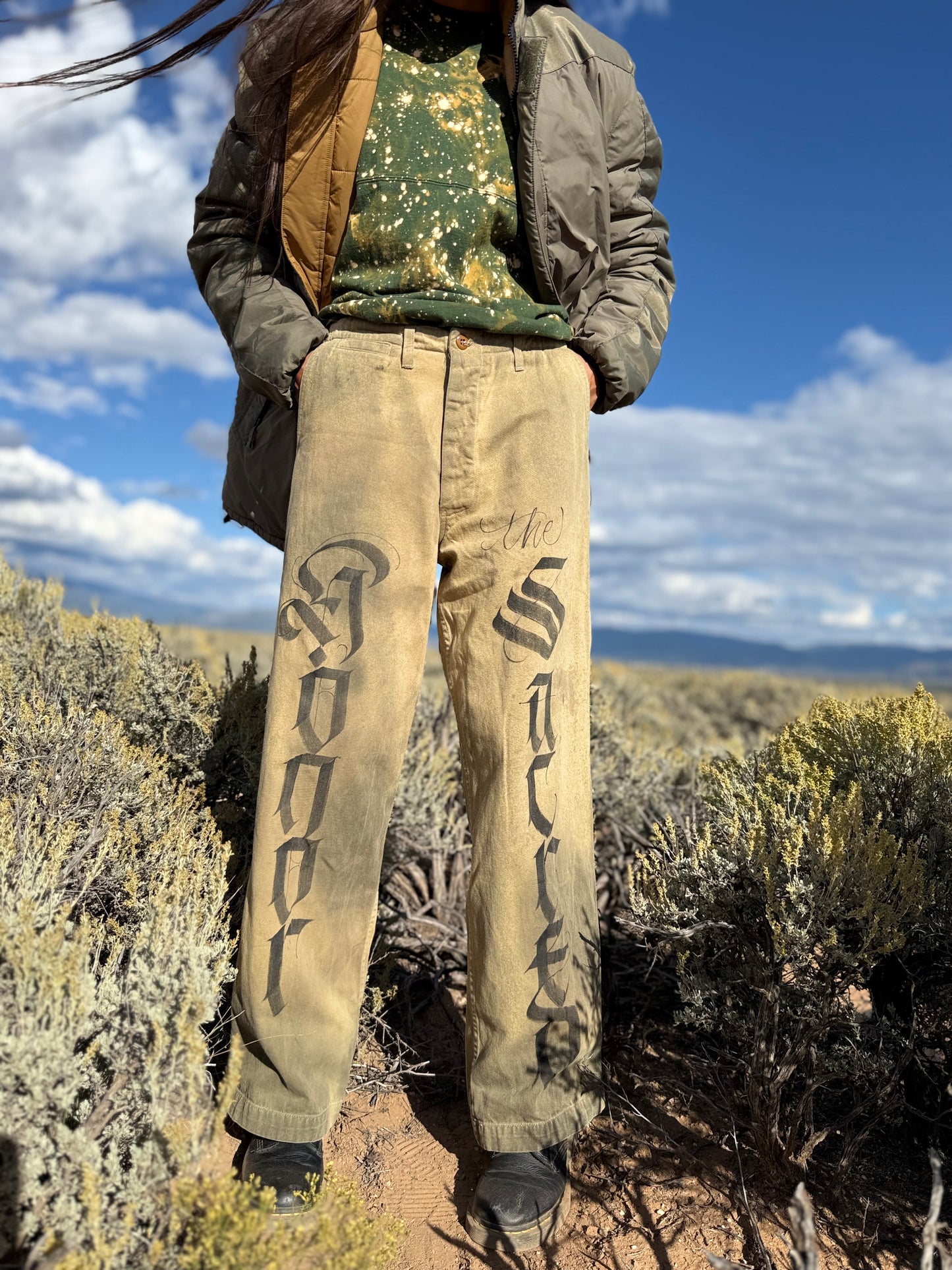 Upcycled Vintage Military Pant 34 x 32 Honor the Sacred