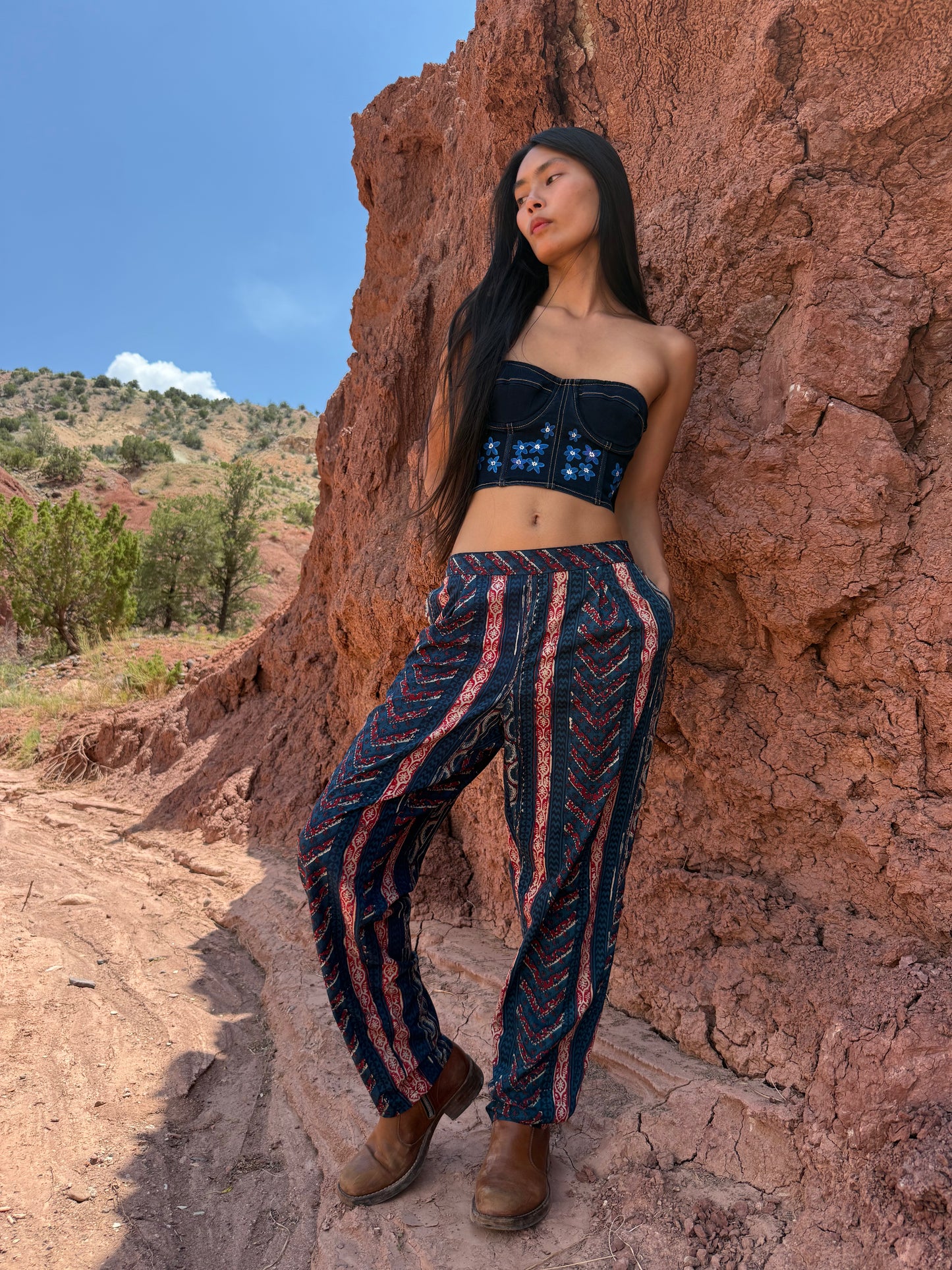 Vintage 90s Folk Pant