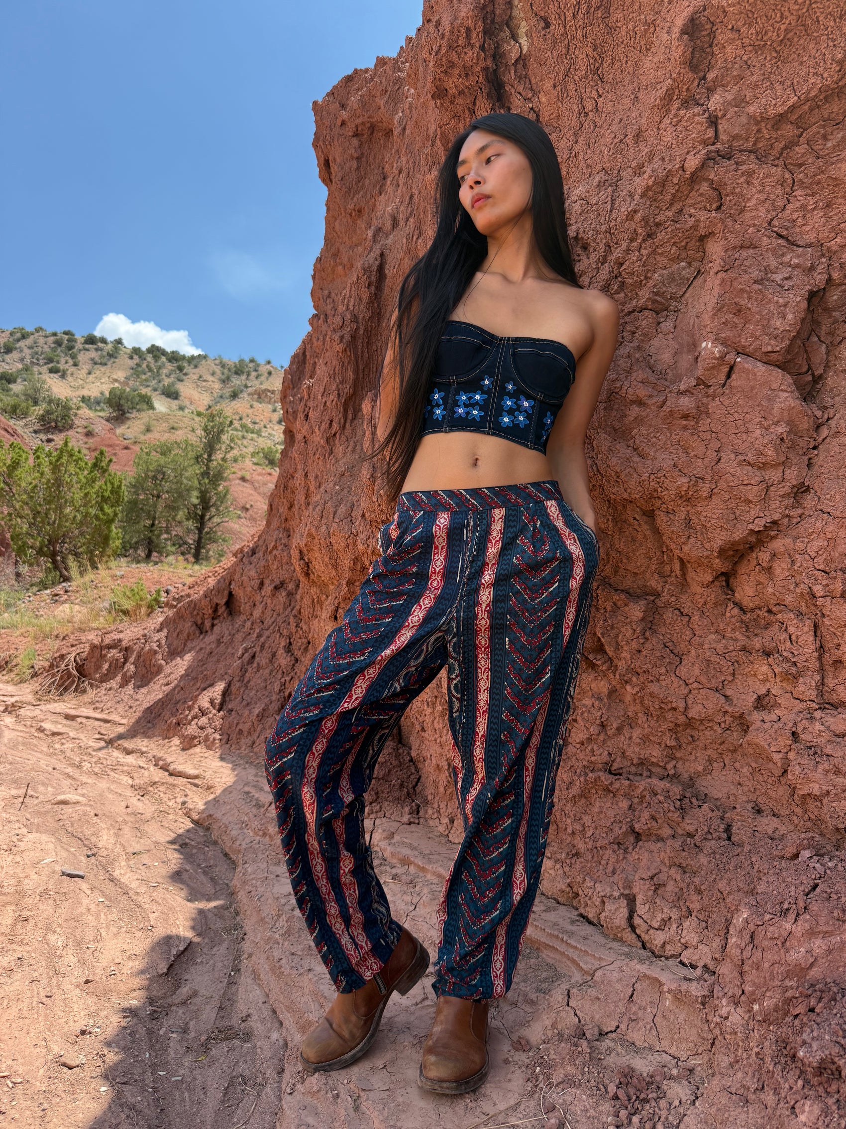 Vintage 90s Folk Pant