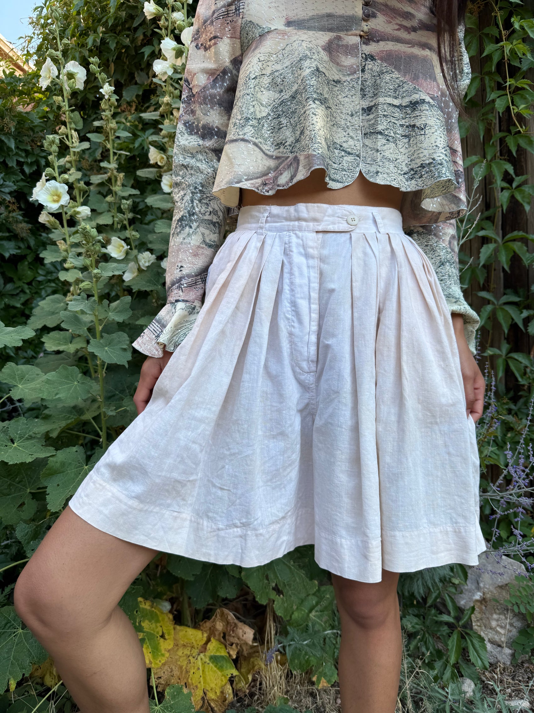Vintage 80s Pleated Shorts by Willi Smith