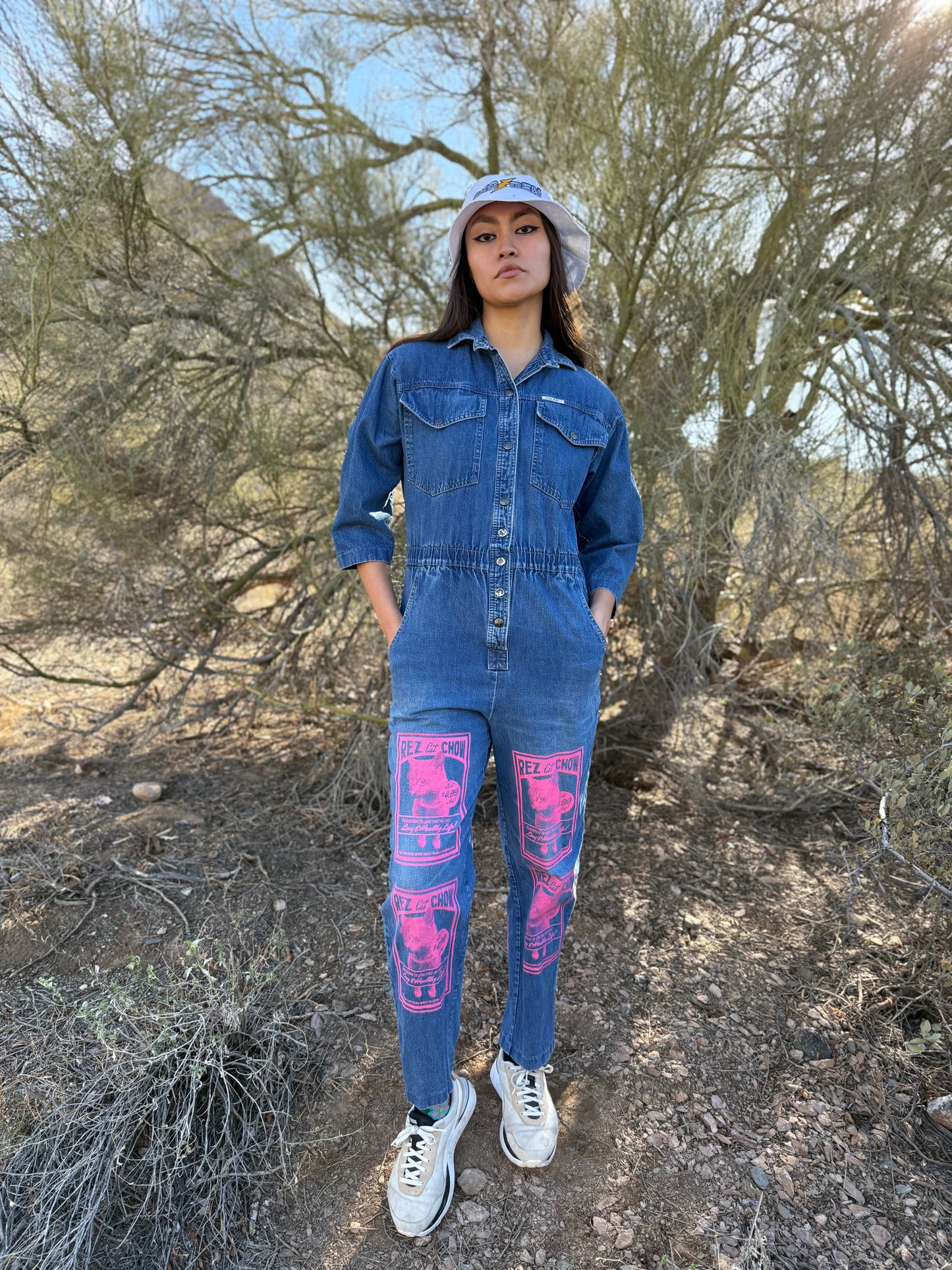 Upcycled Vintage Denim Flysuit