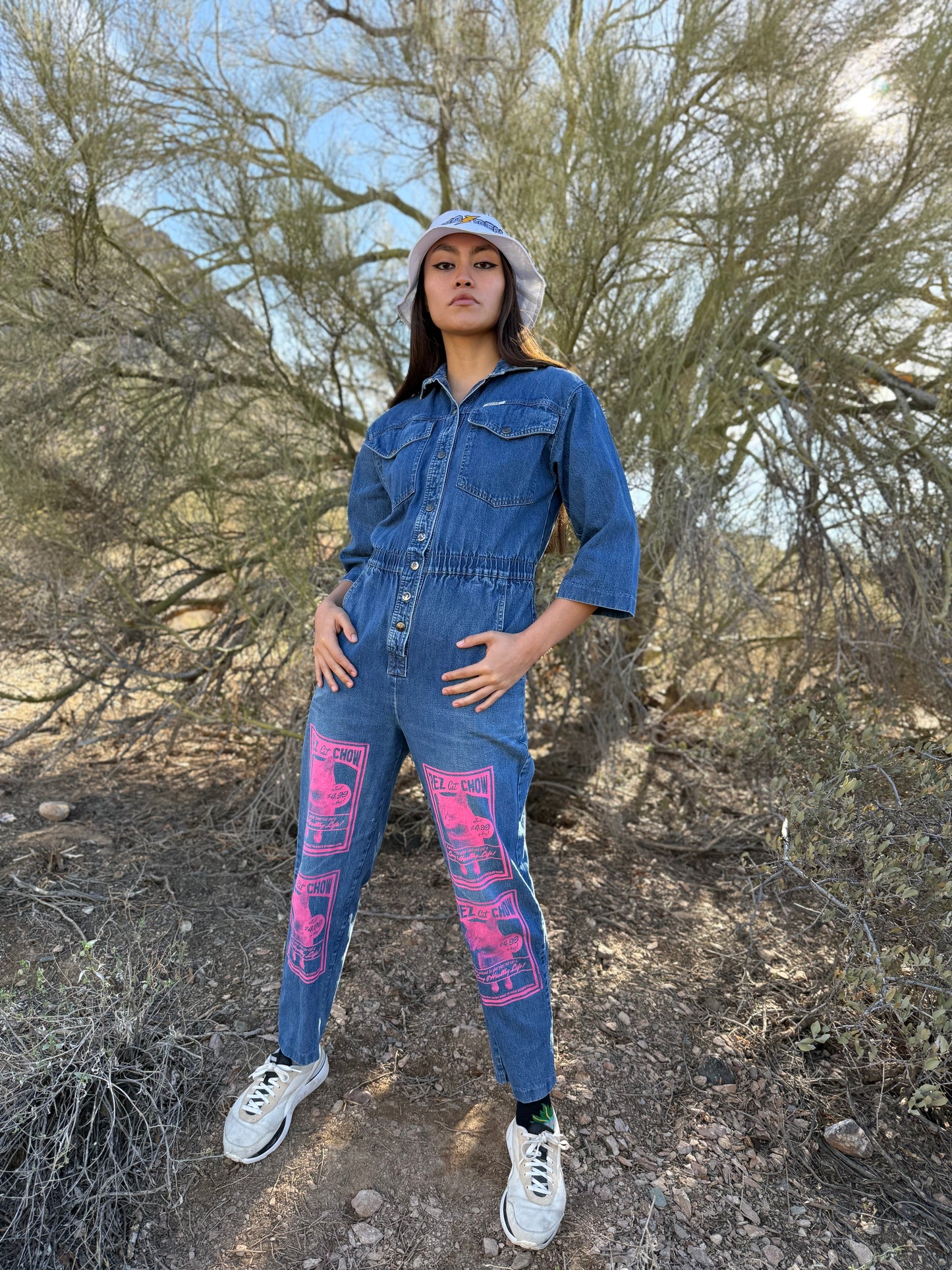 Upcycled Vintage Denim Flysuit