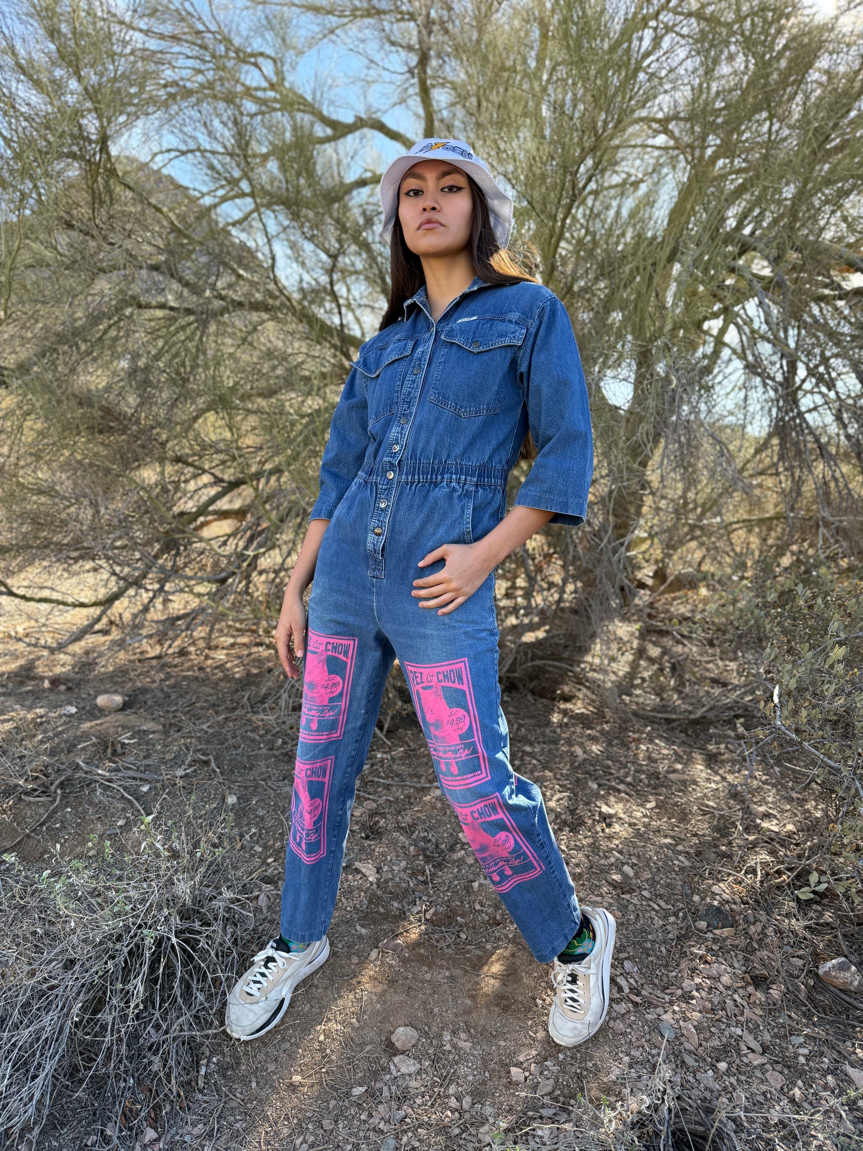Upcycled Vintage Denim Flysuit