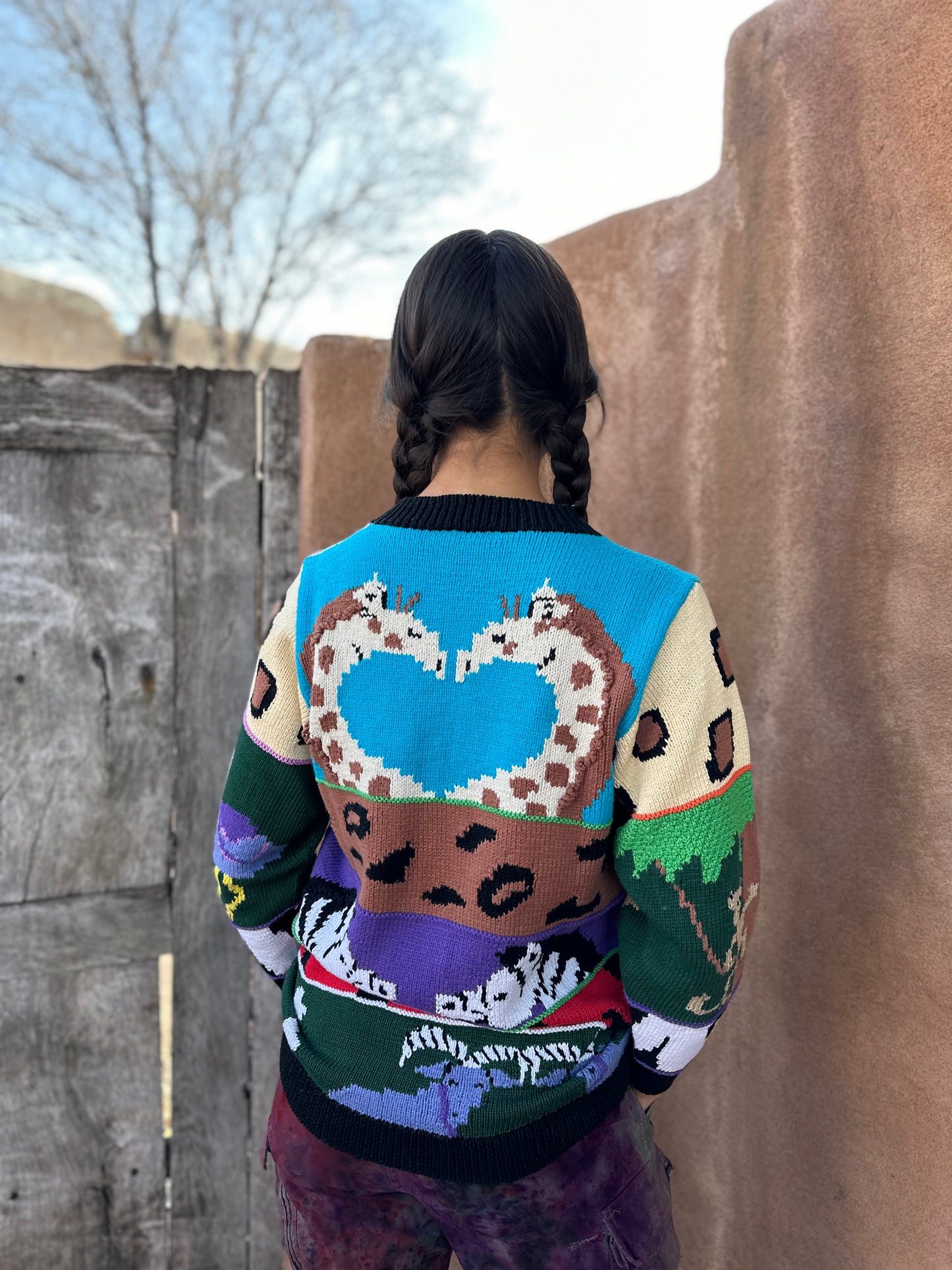Vintage 80s Menagerie Sweater