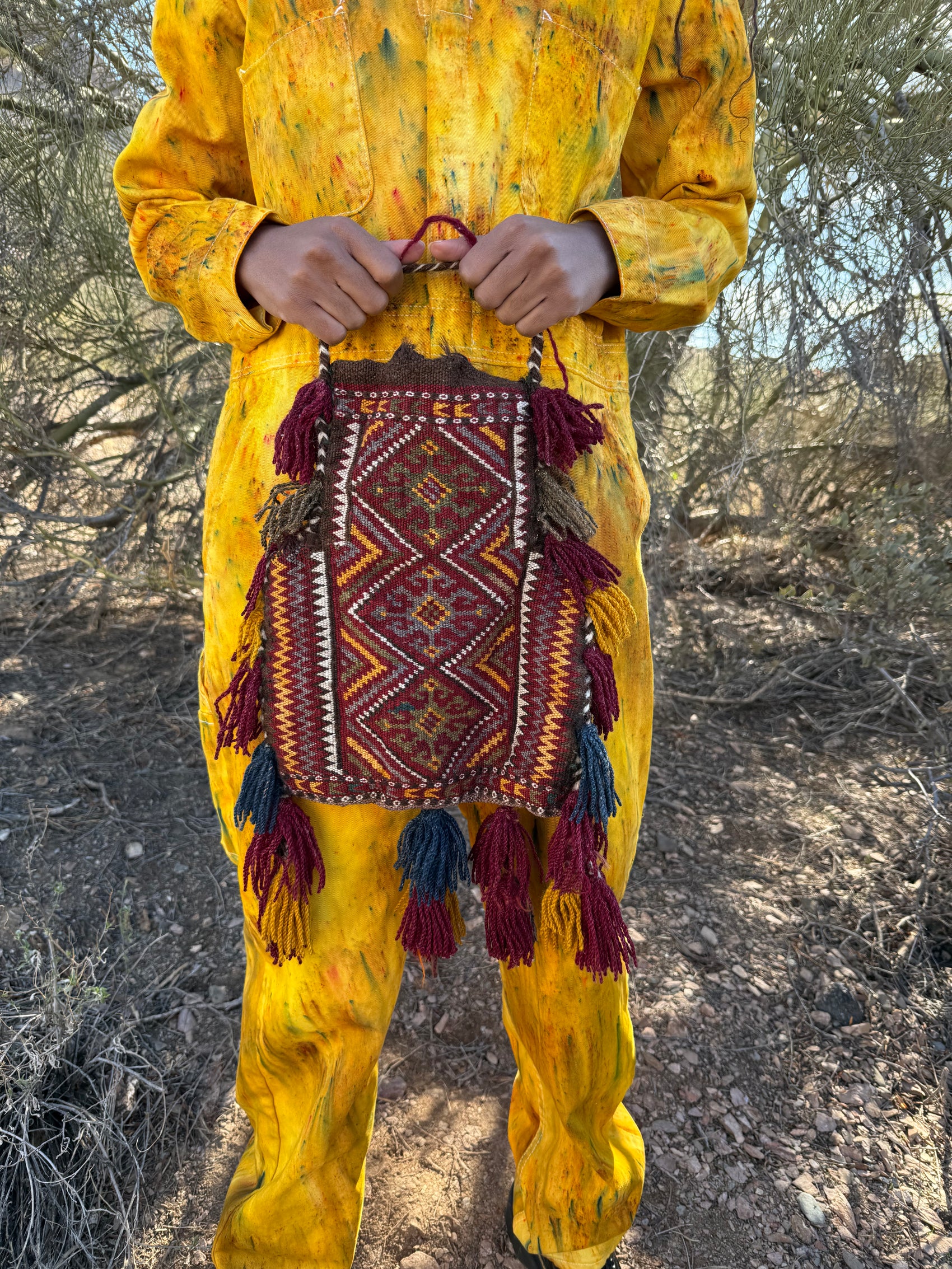 Vintage Handwoven Moroccan Bag