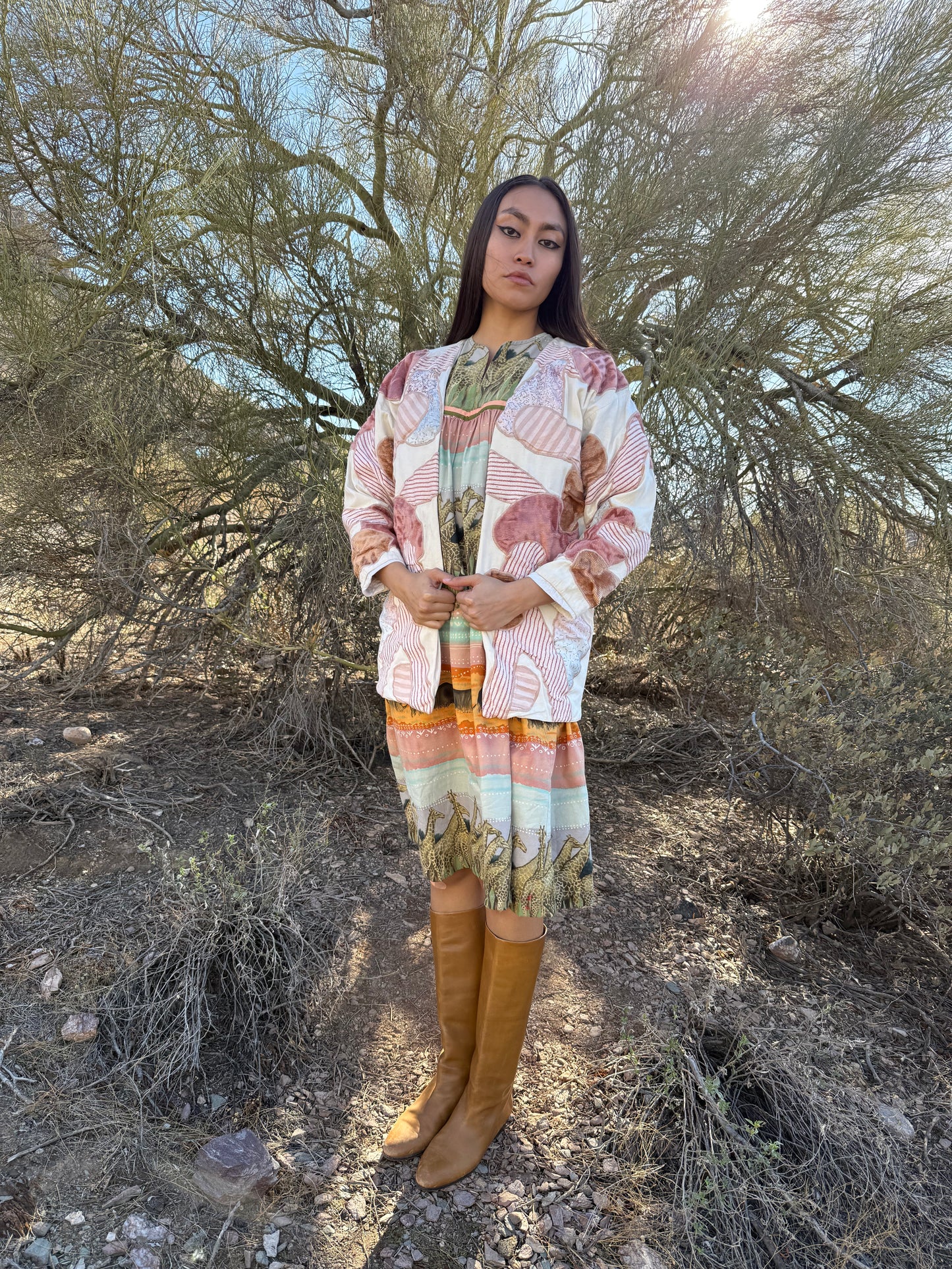 Vintage Mexican 70s Folk Art Jacket