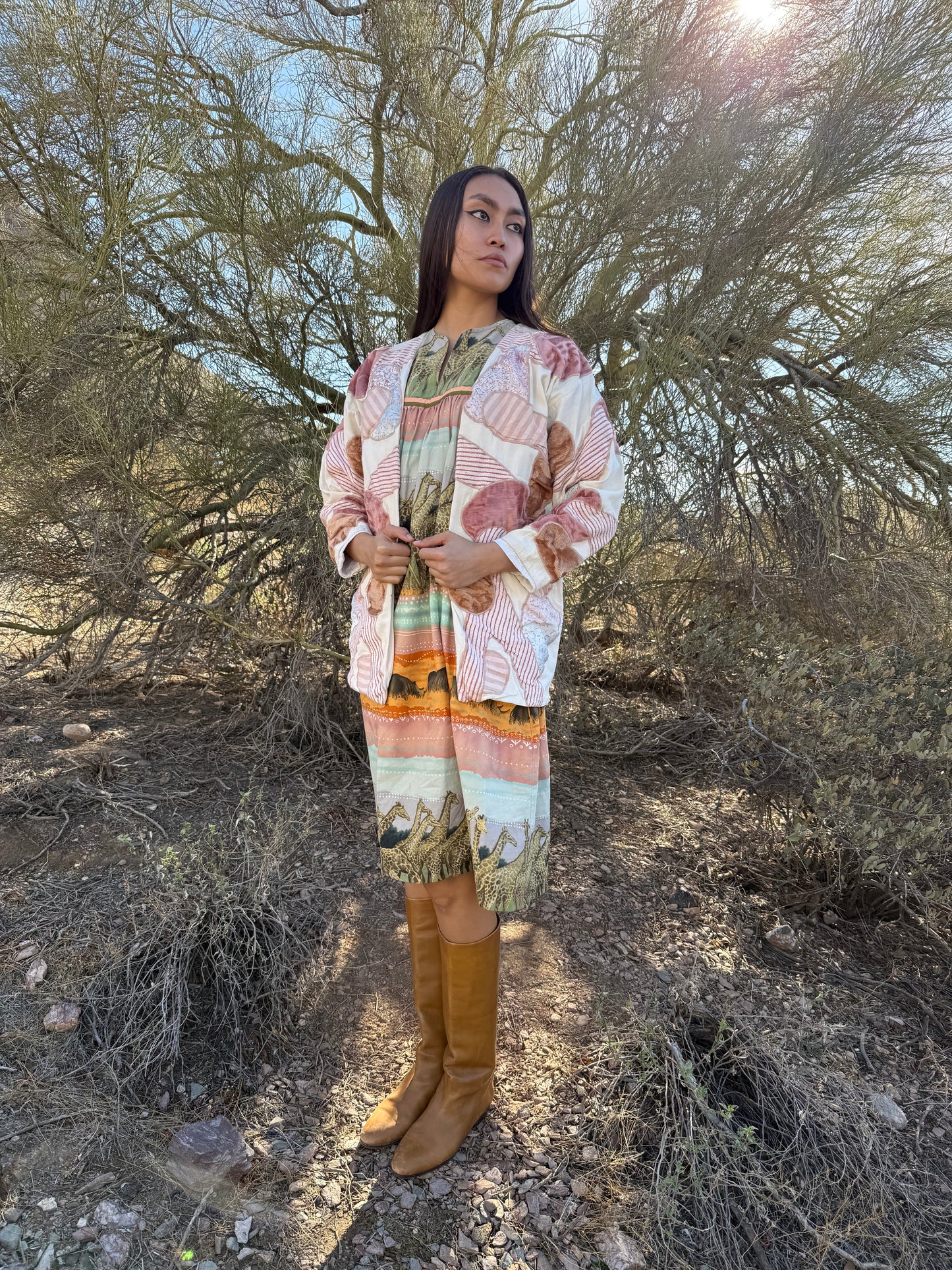 Vintage Mexican 70s Folk Art Jacket