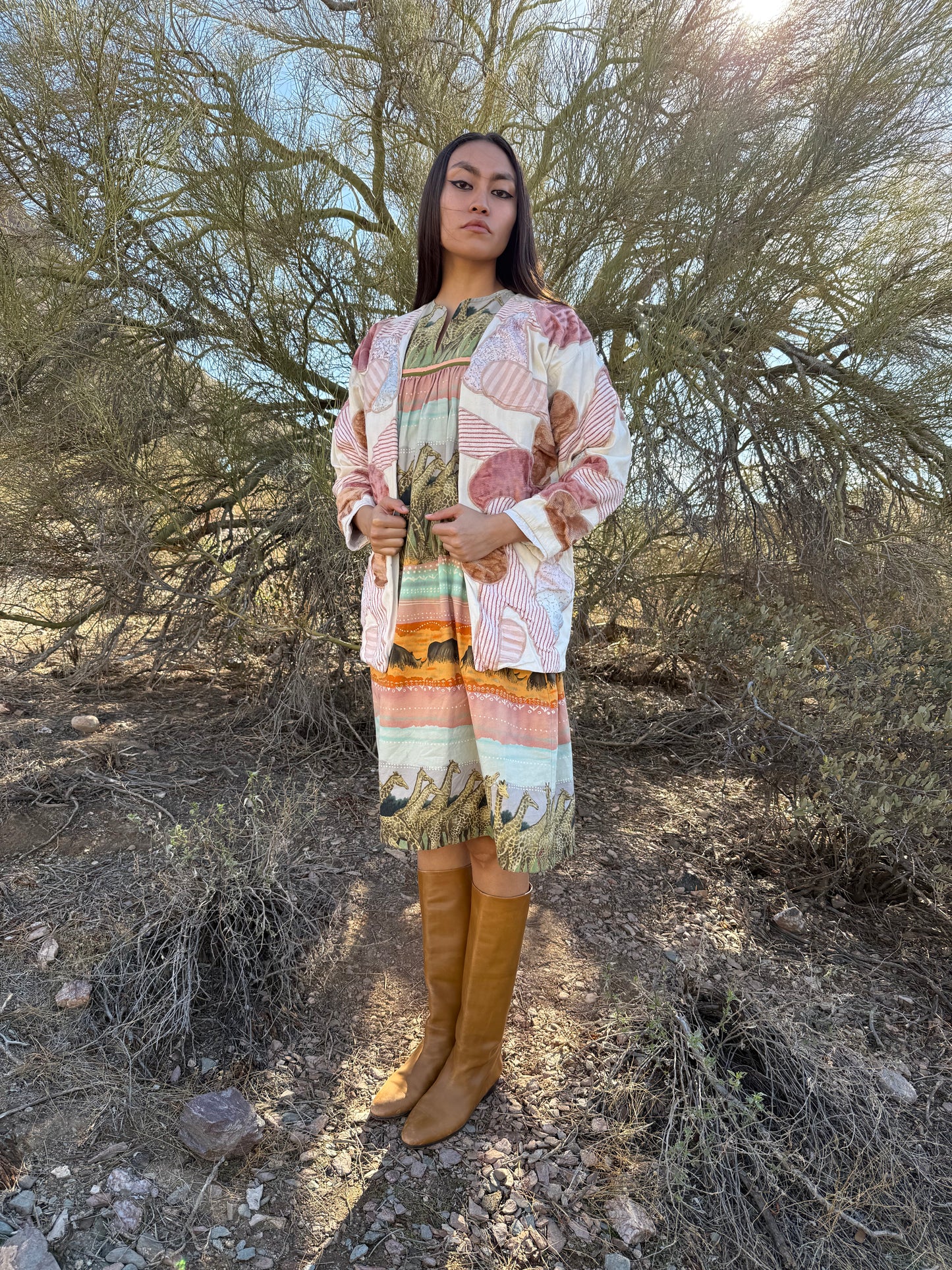 Vintage Mexican 70s Folk Art Jacket
