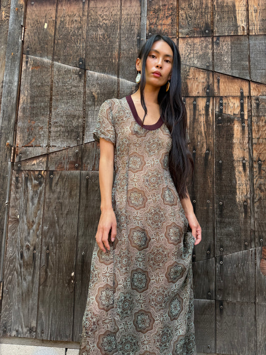Vintage 90s Silk Chiffon Dries Van Noten Size 38