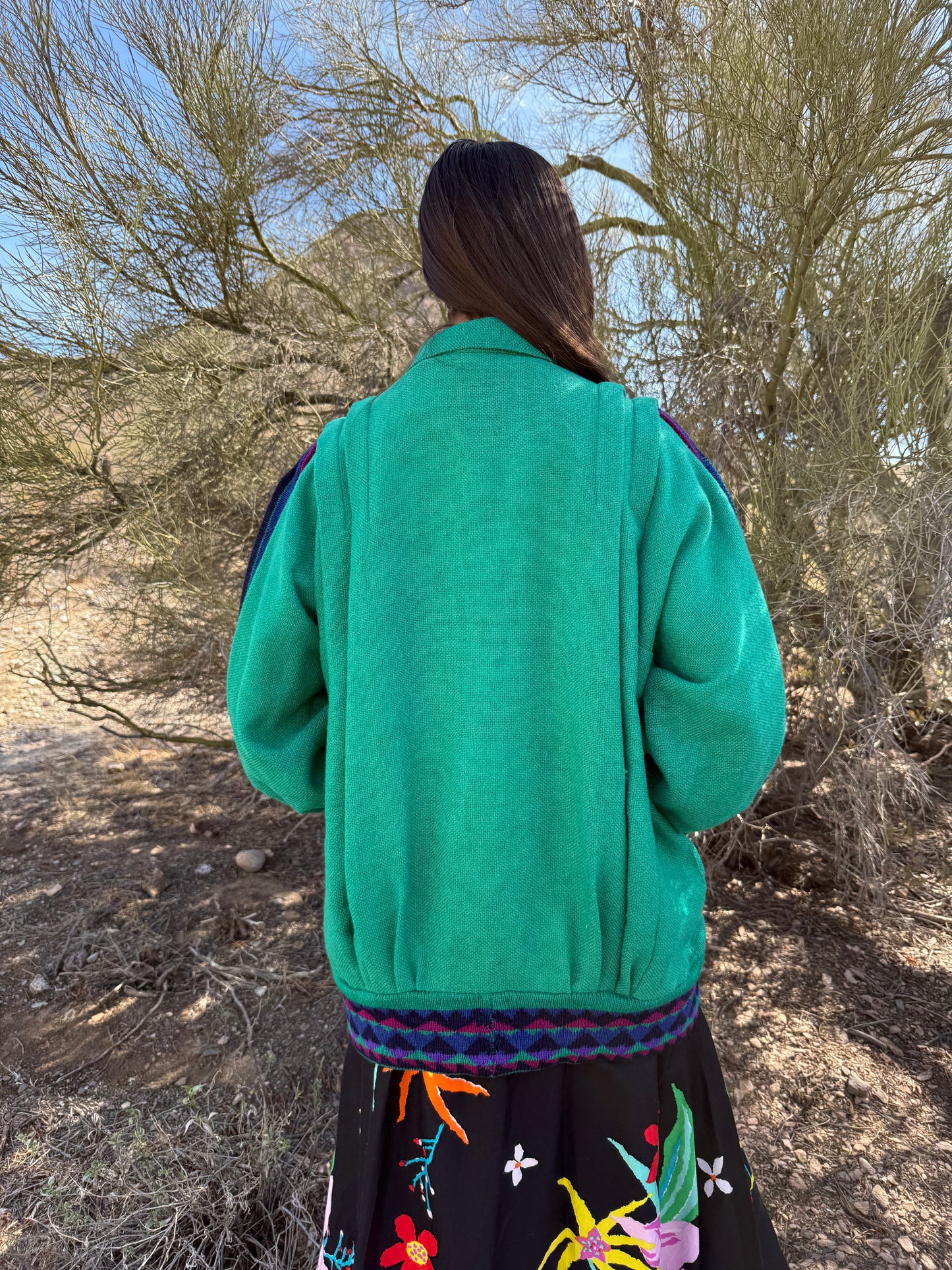 Vintage 80s Isle of Skye Jacket- Teal