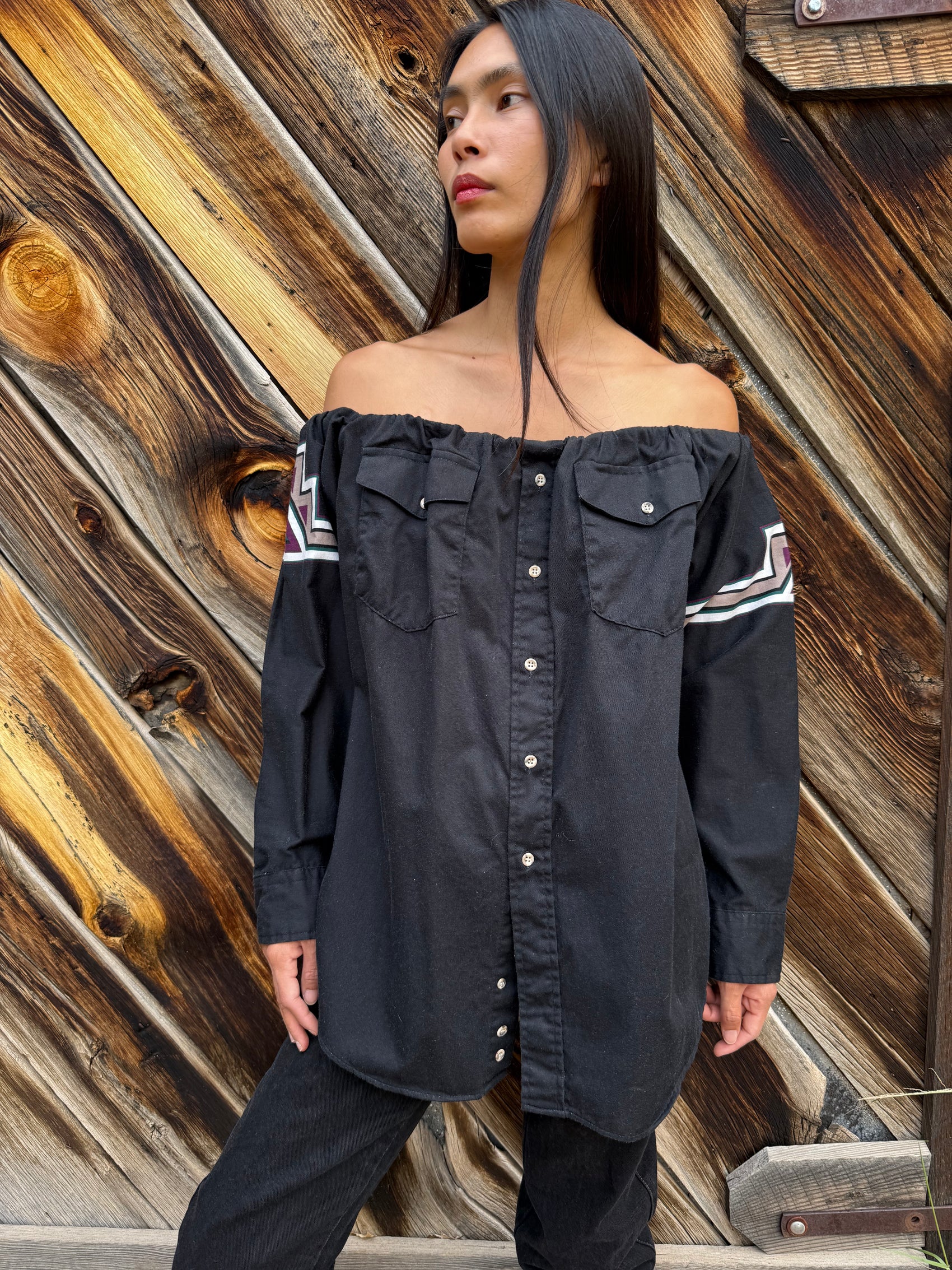 Upcycled Vintage Rodeo Shirt