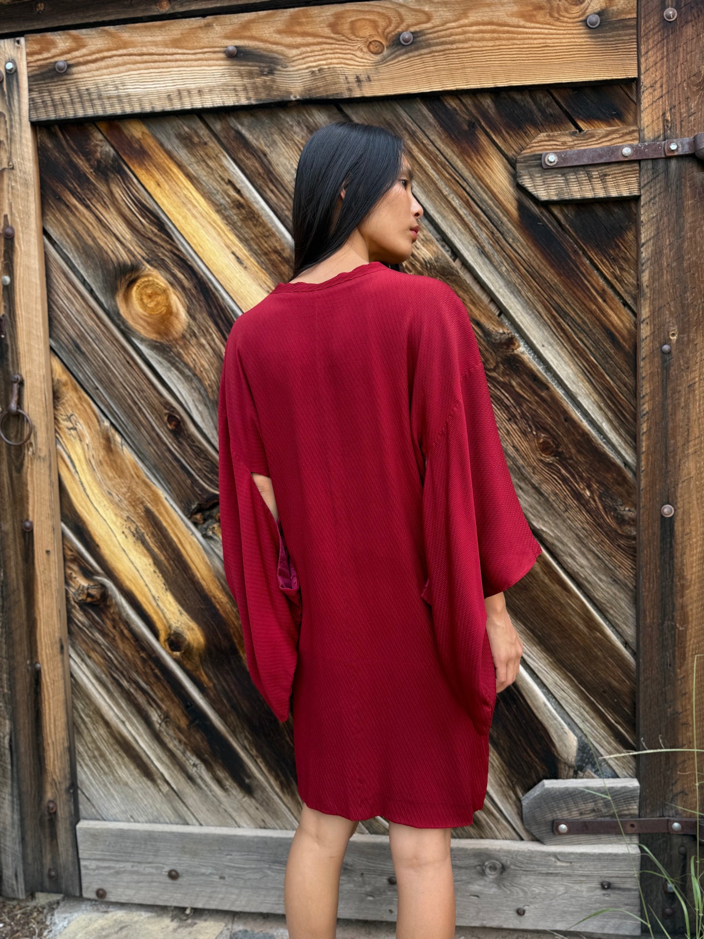 Vintage Hand Made Silk Kimono Tunic
