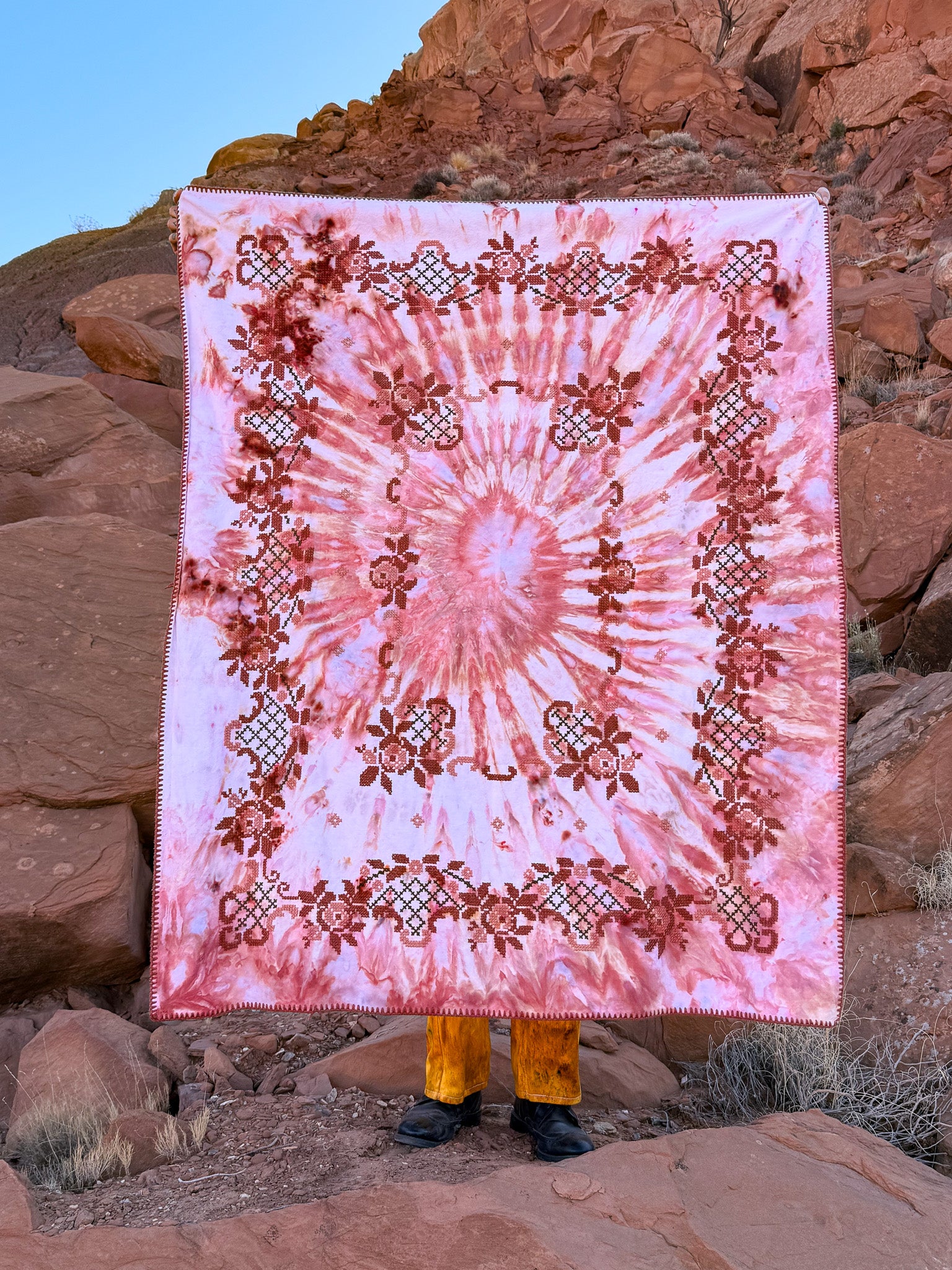 Upcycled Vintage Embroidered Textile