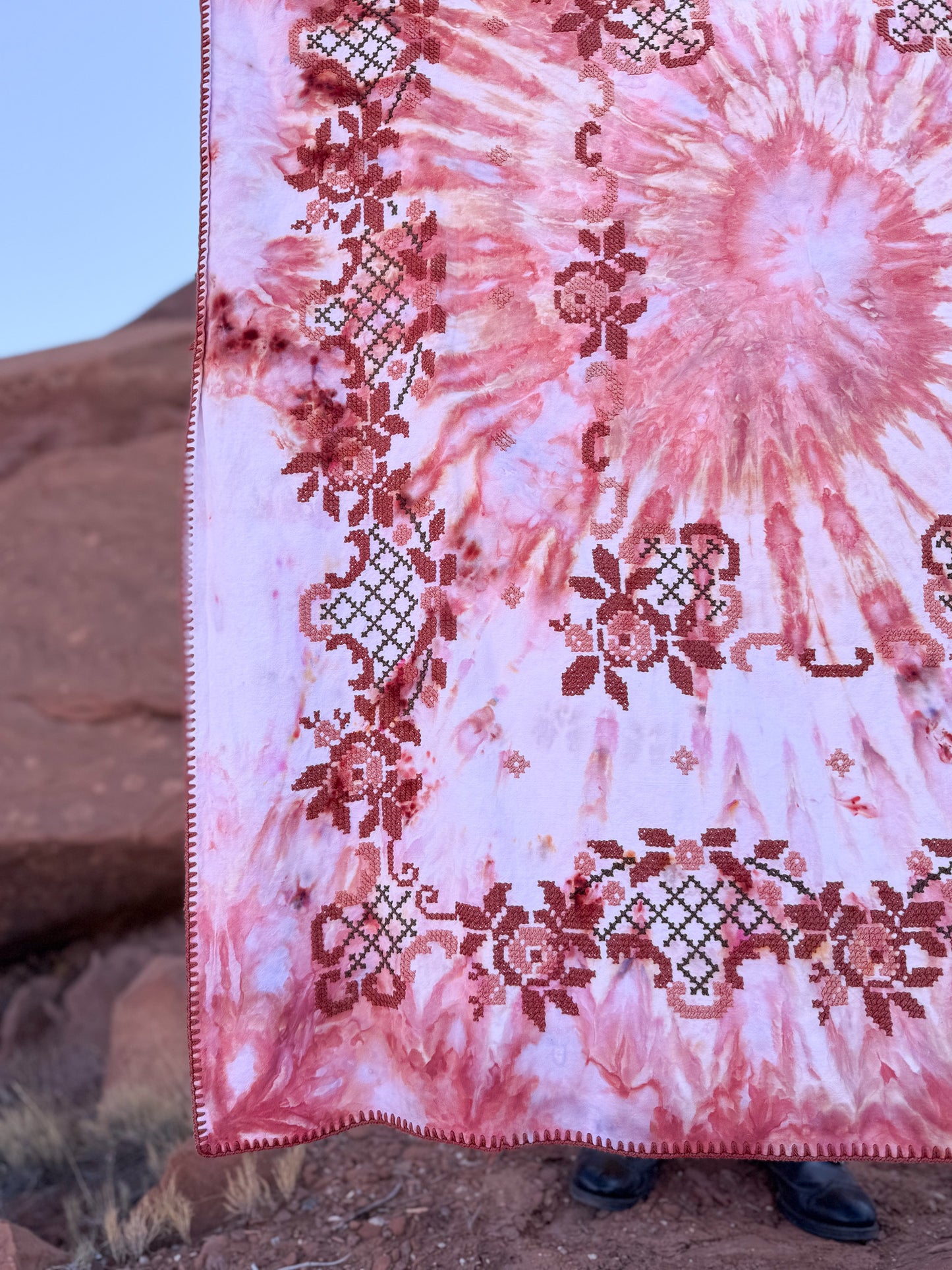 Upcycled Vintage Embroidered Textile