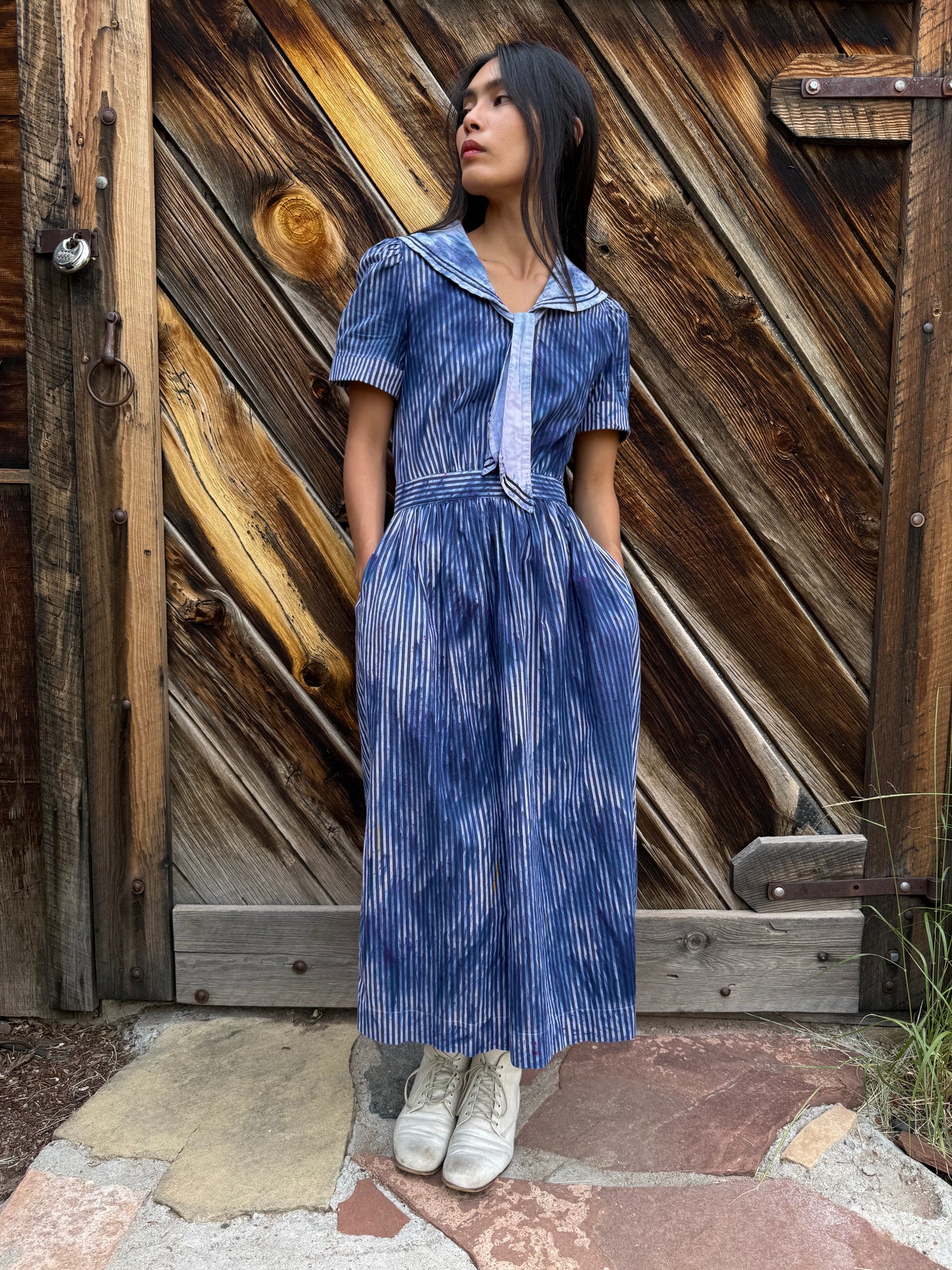 Upcycled Vintage 80s Laura Ashley Dress