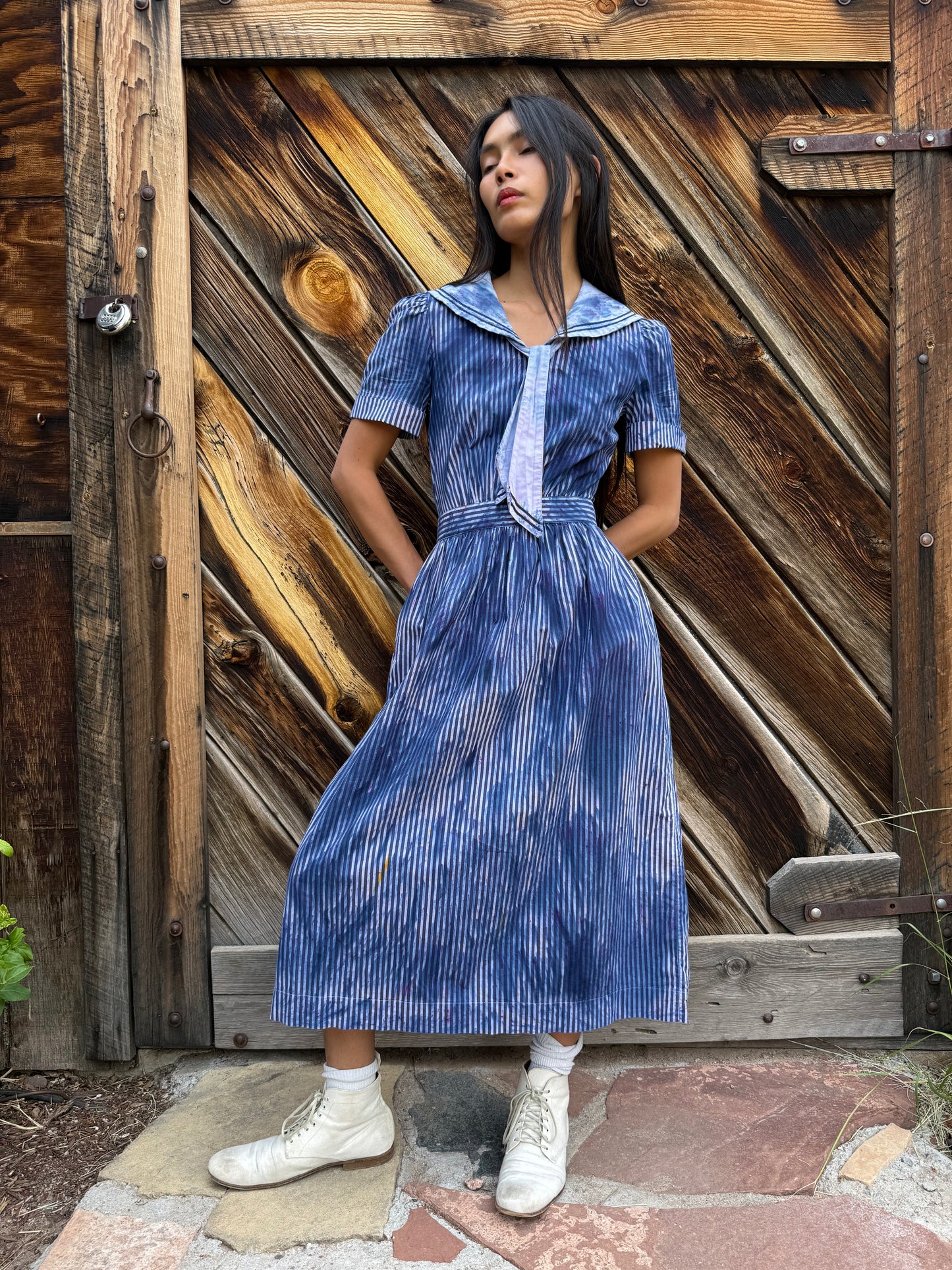 Upcycled Vintage 80s Laura Ashley Dress