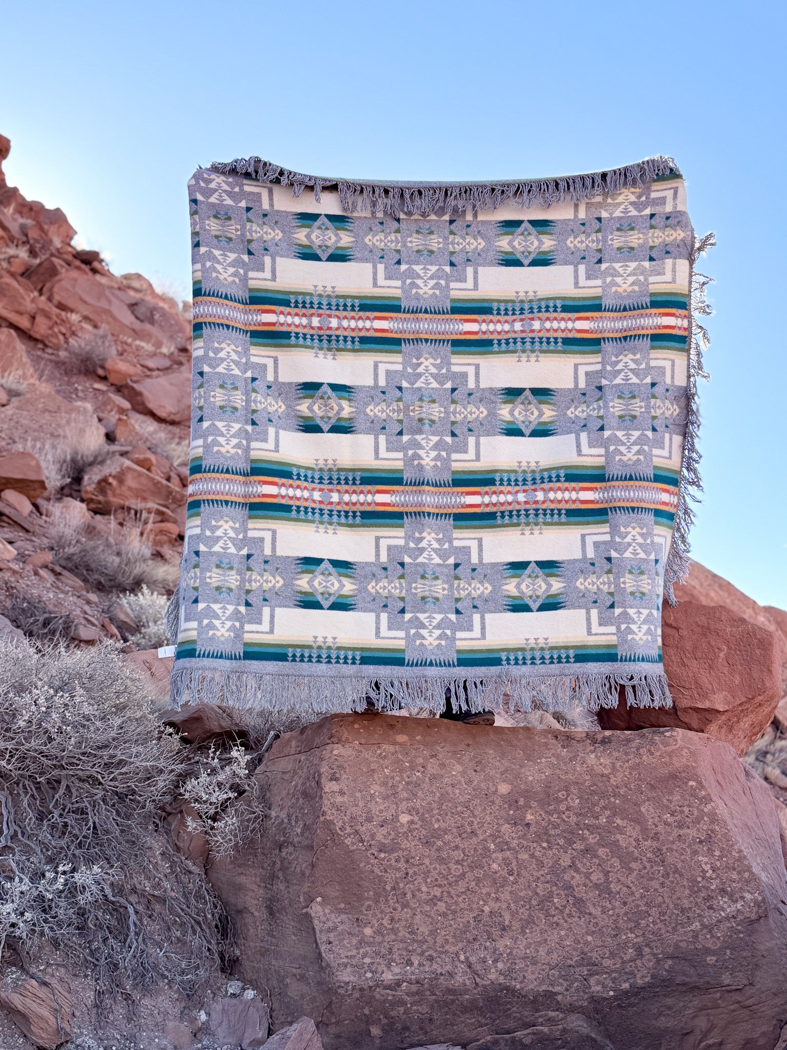 Vintage Chief Joseph Pendleton Shawl Blanket