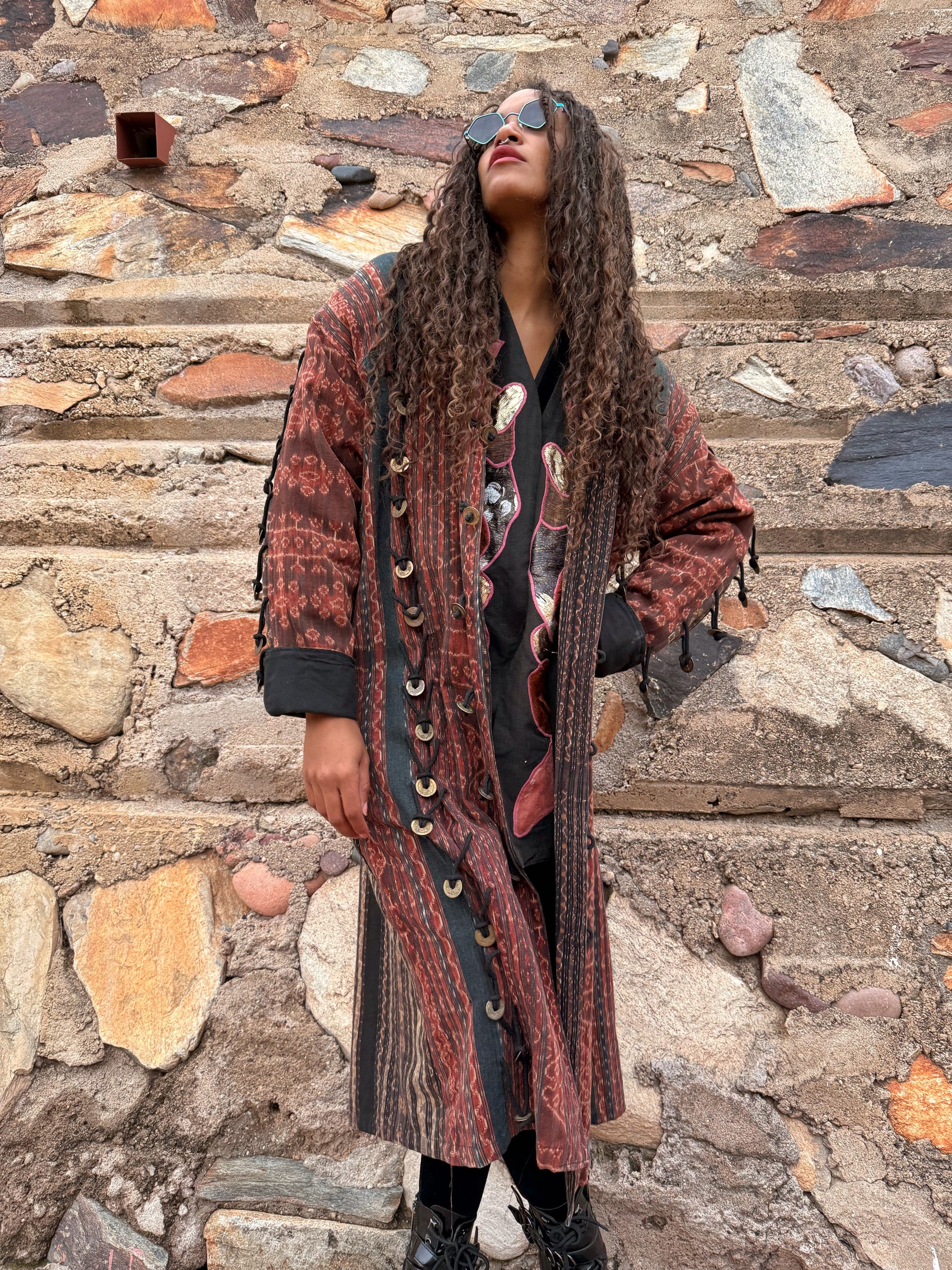 Vintage 80s Ikat Jacket