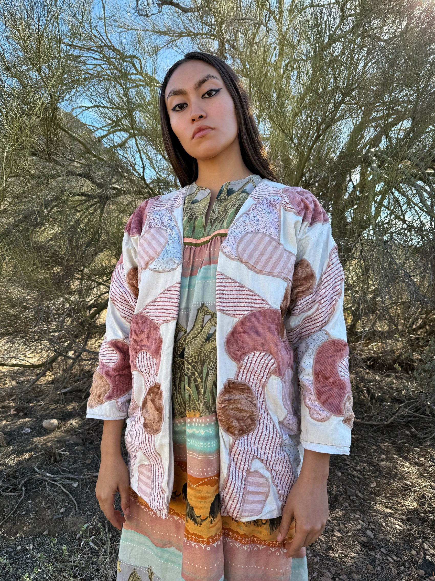 Vintage Mexican 70s Folk Art Jacket