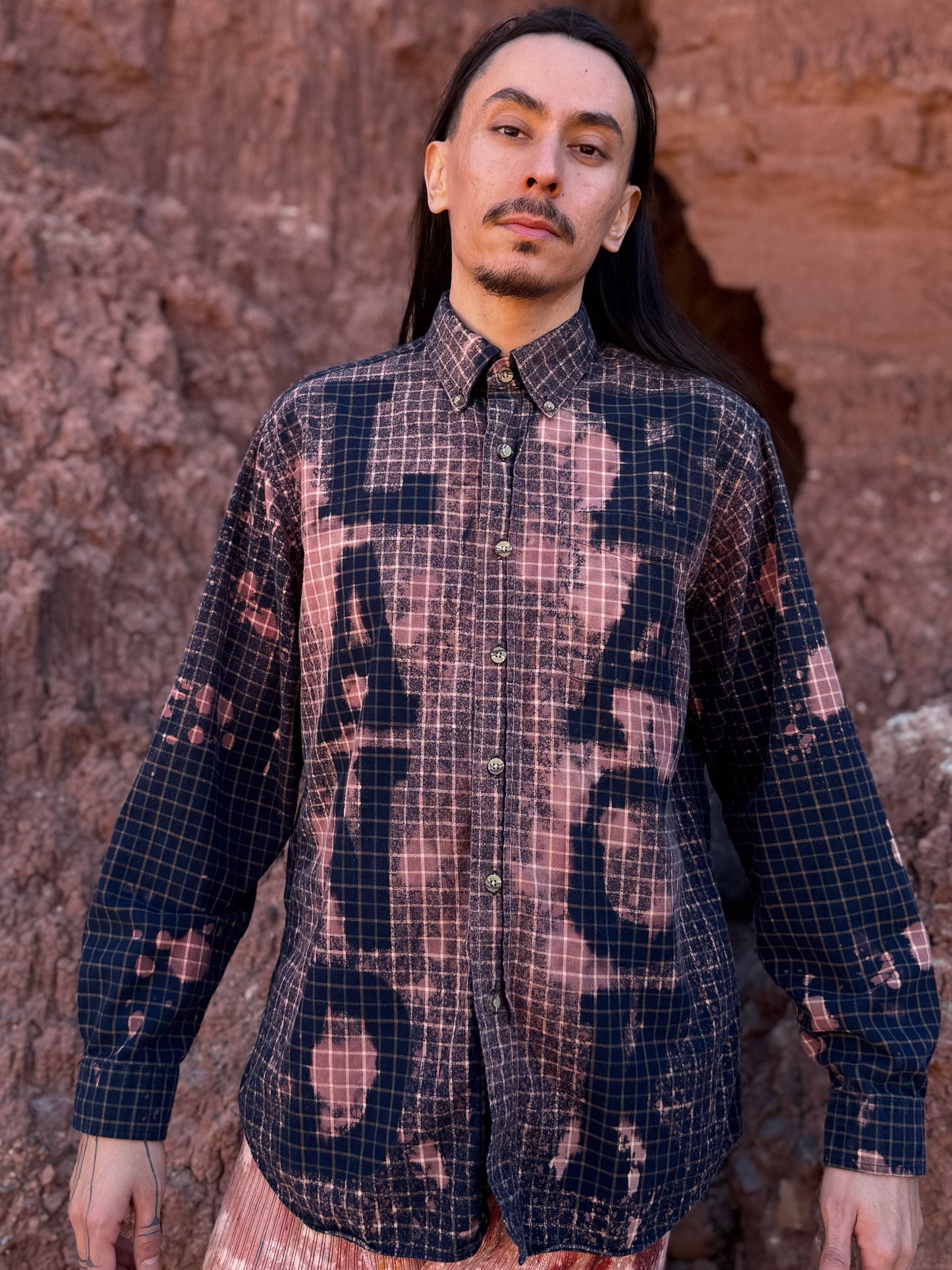 Upcycled Vintage Plaid Flannel Shirt - 11 of 44