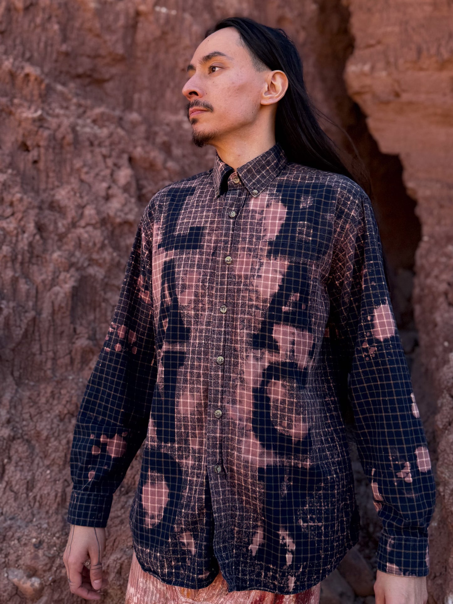 Upcycled Vintage Plaid Flannel Shirt - 11 of 44