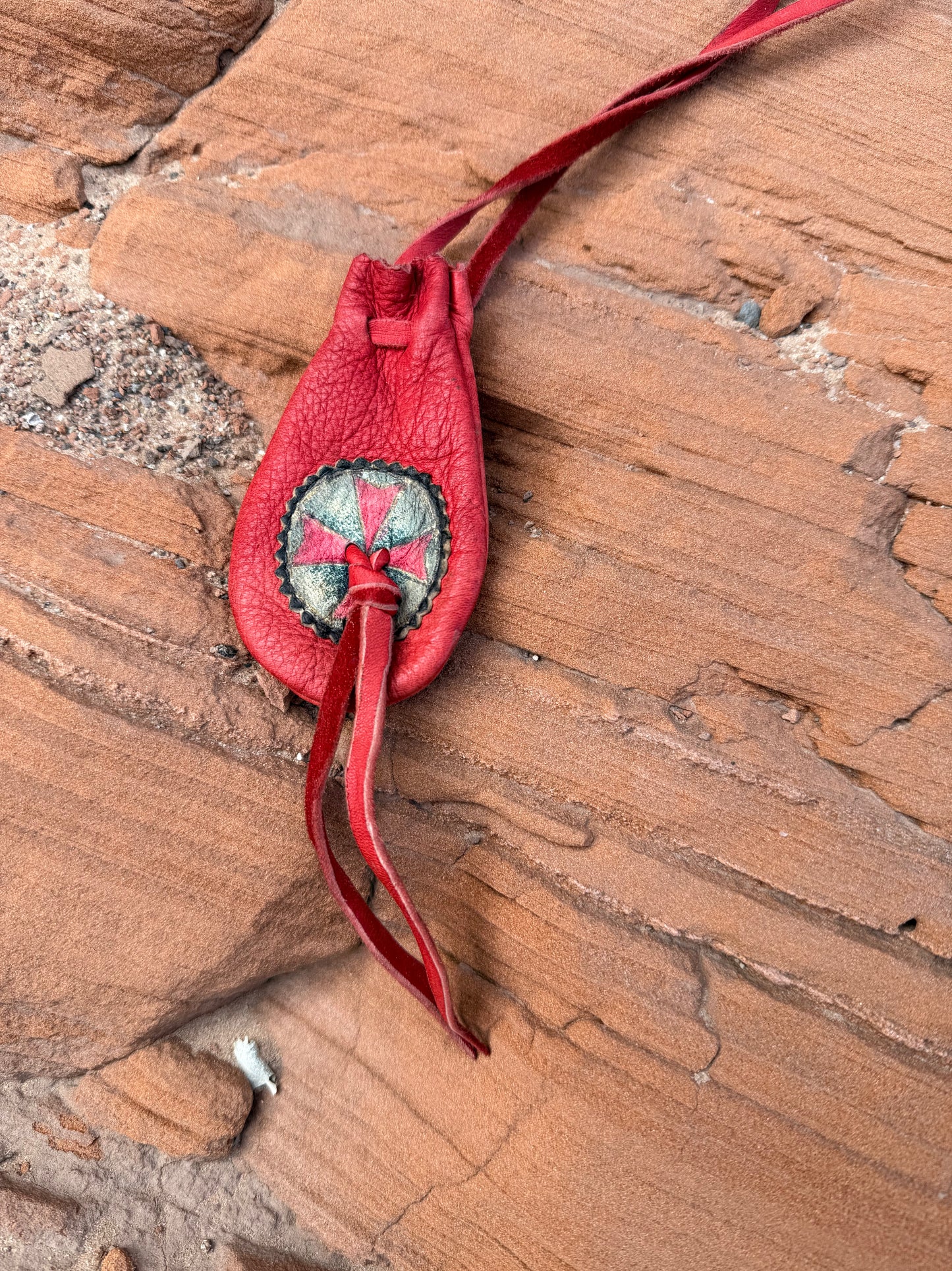 Vintage Leather Medicine Bag